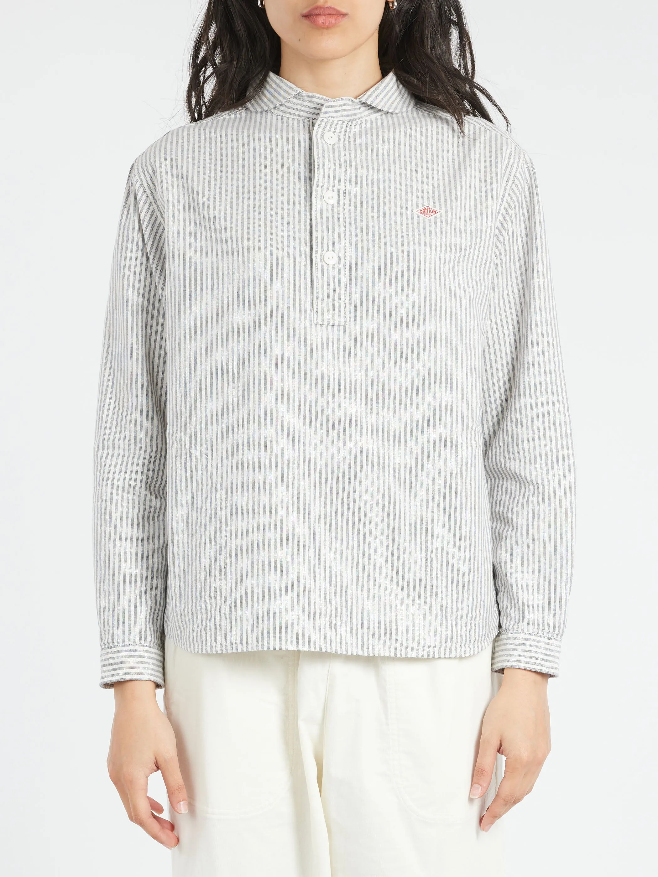 Women's Round Collar Pullover L/S Shirt sold by gravitypope