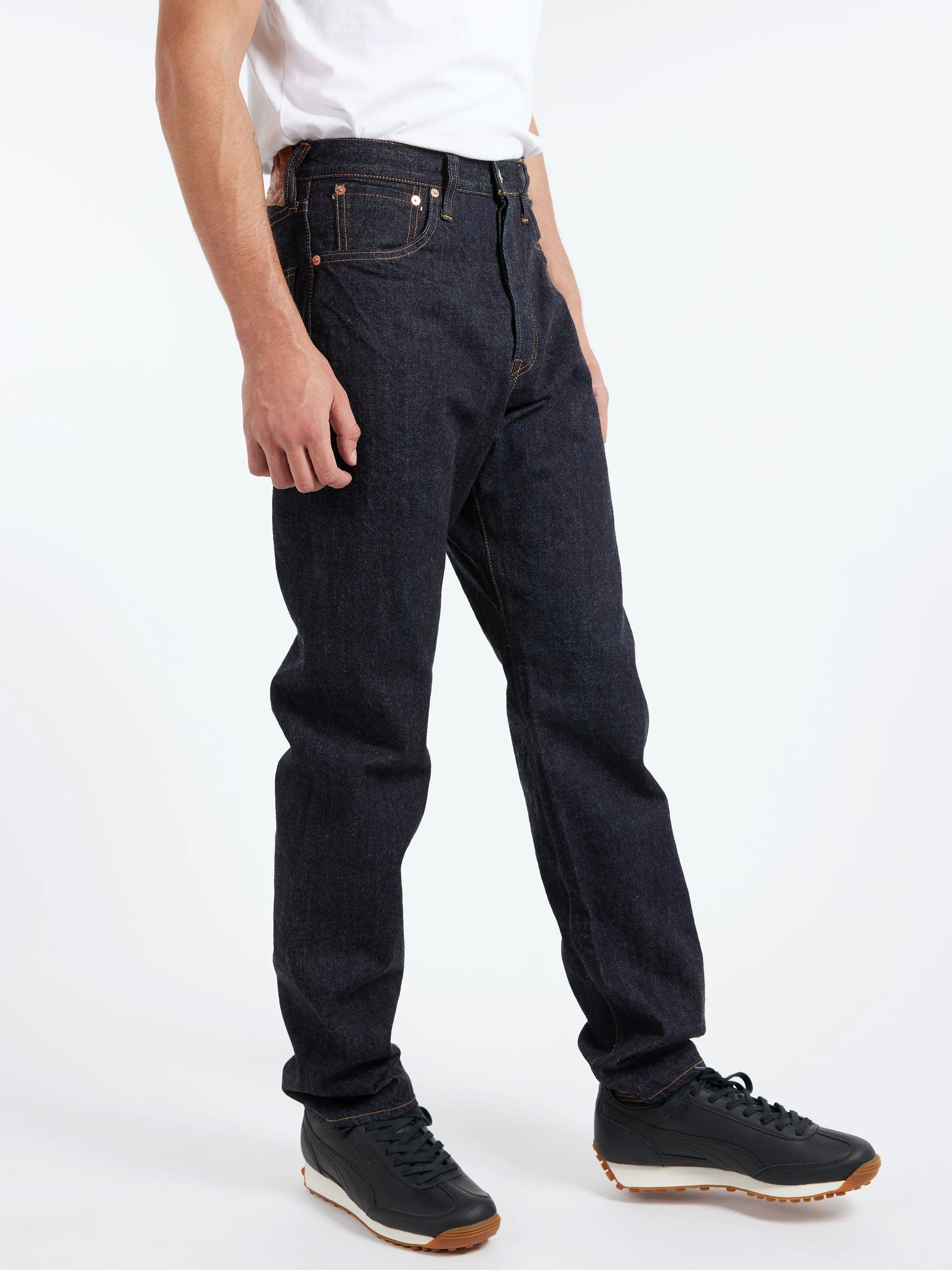 F153 Selvedge Denim Tapered Jean sold by gravitypope product image thumbnail 4