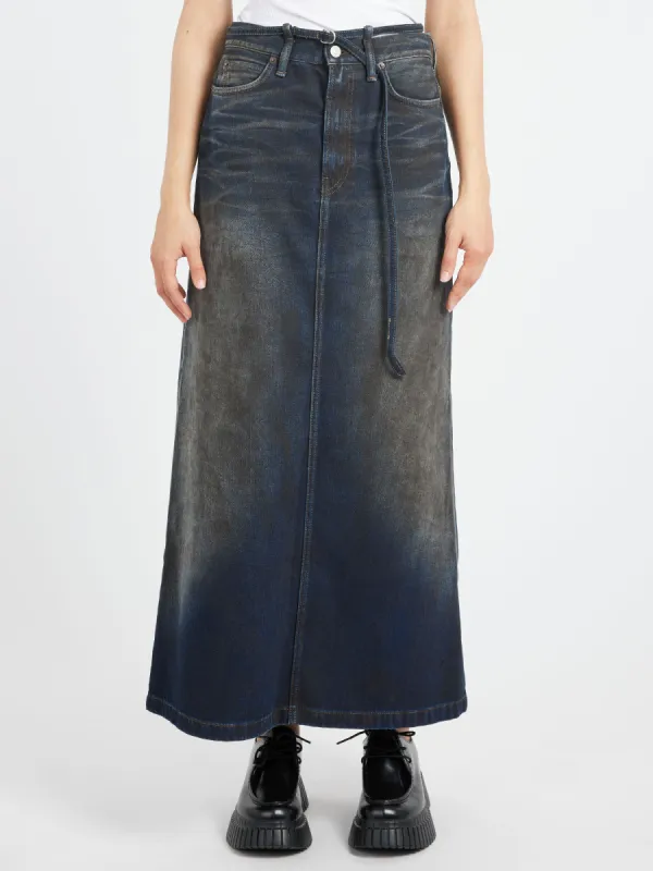 Denim Maxi Skirt made by Acne Studios