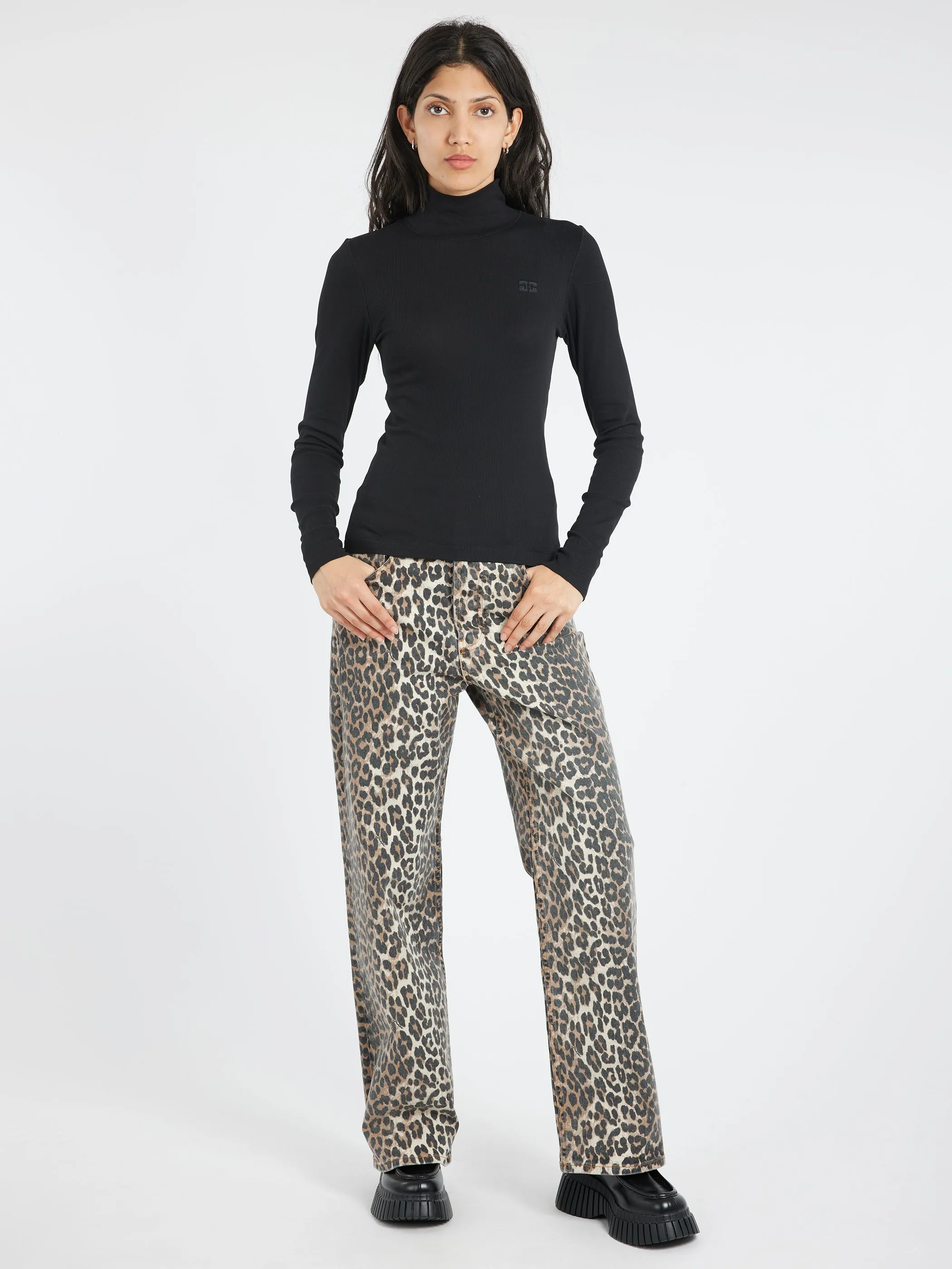 Rib Long Sleeve T-Shirt sold by gravitypope product image thumbnail 2