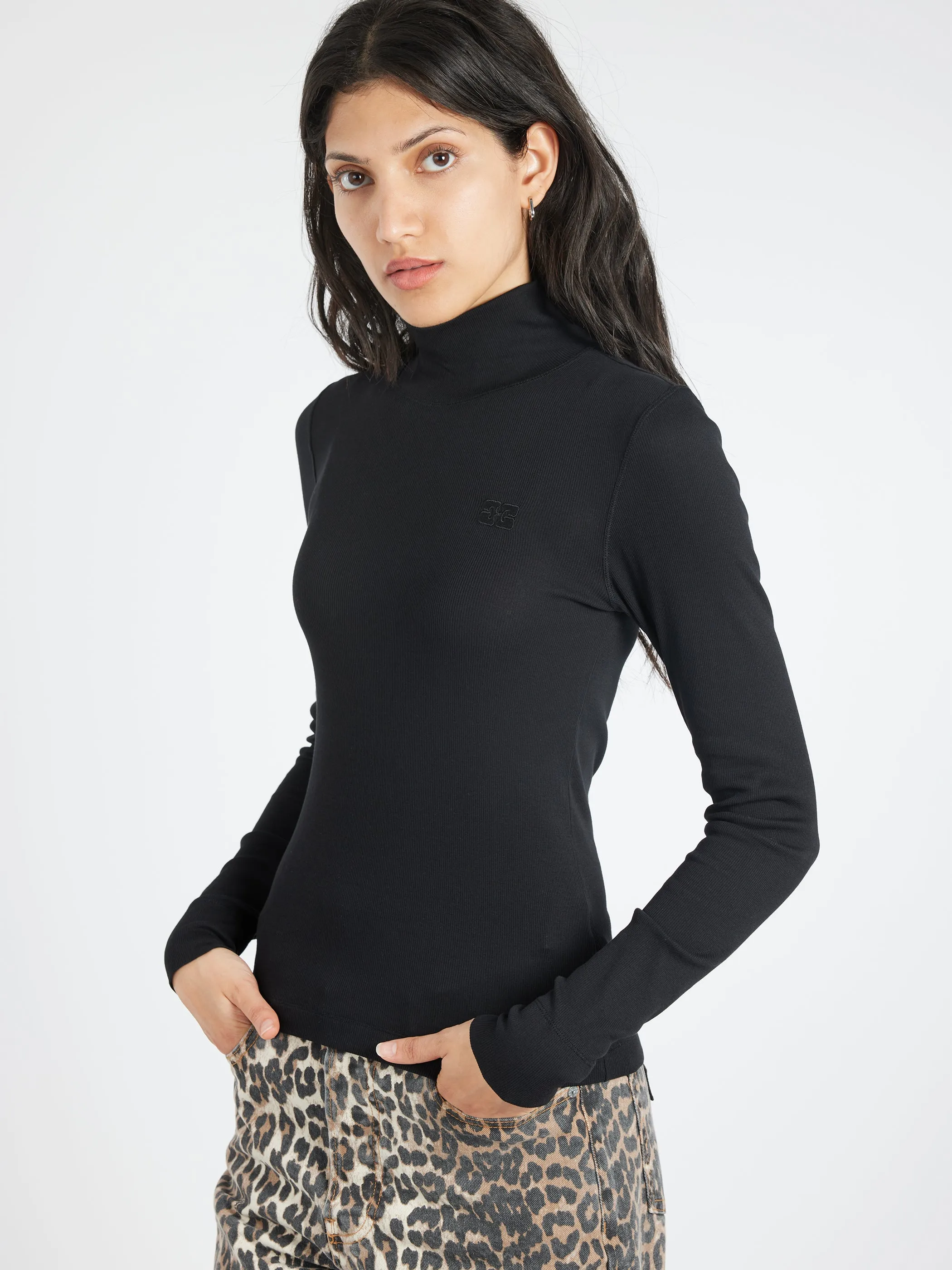 Rib Long Sleeve T-Shirt sold by gravitypope product image thumbnail 4
