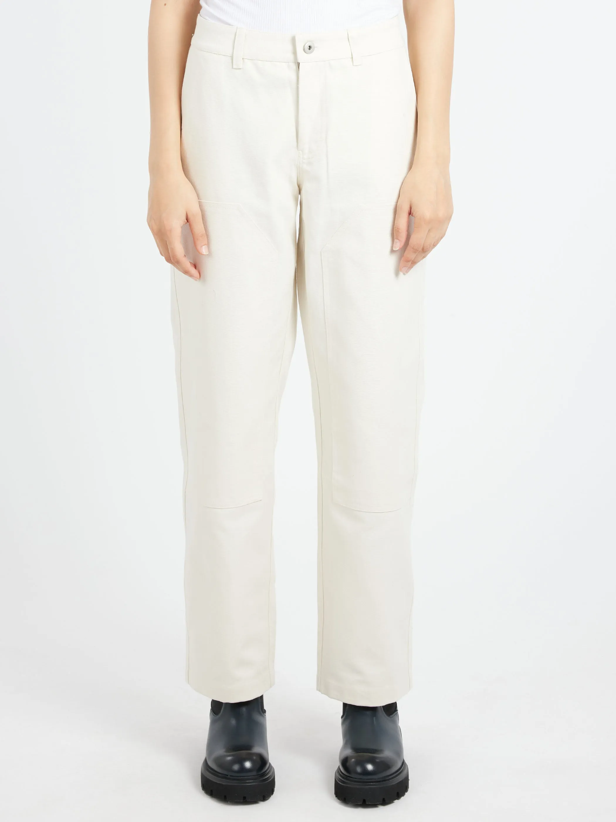 The Womens Mid-Rise Canvas Work Pant sold by gravitypope