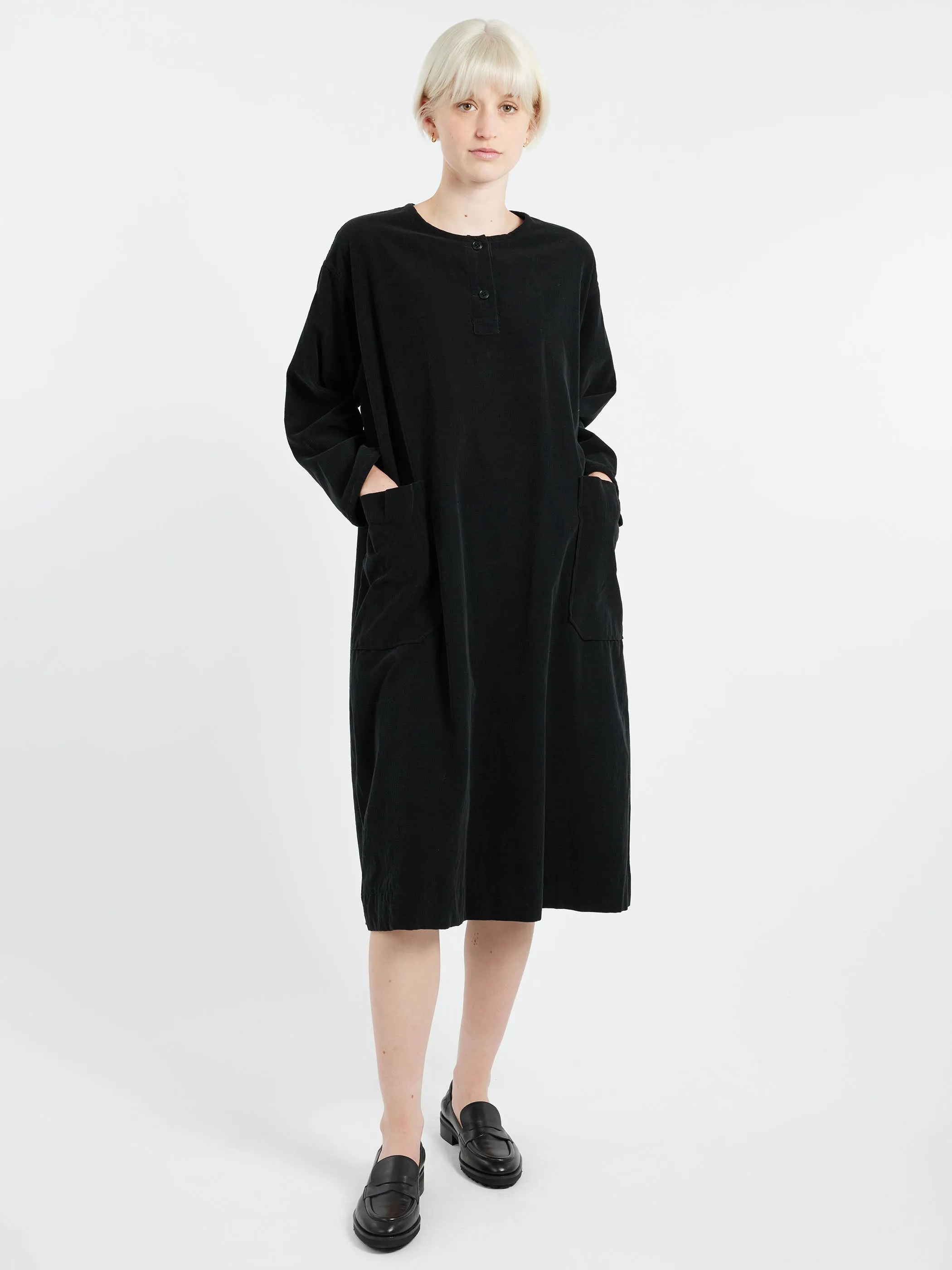 Corduroy Henley Dress sold by gravitypope product image thumbnail 2