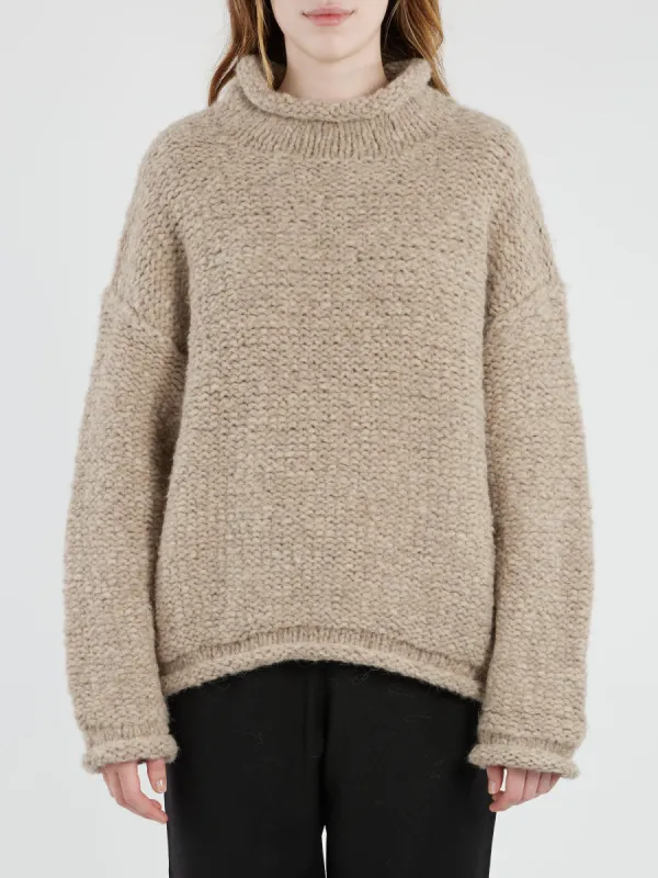 Handknit Purl Rollneck sold by gravitypope