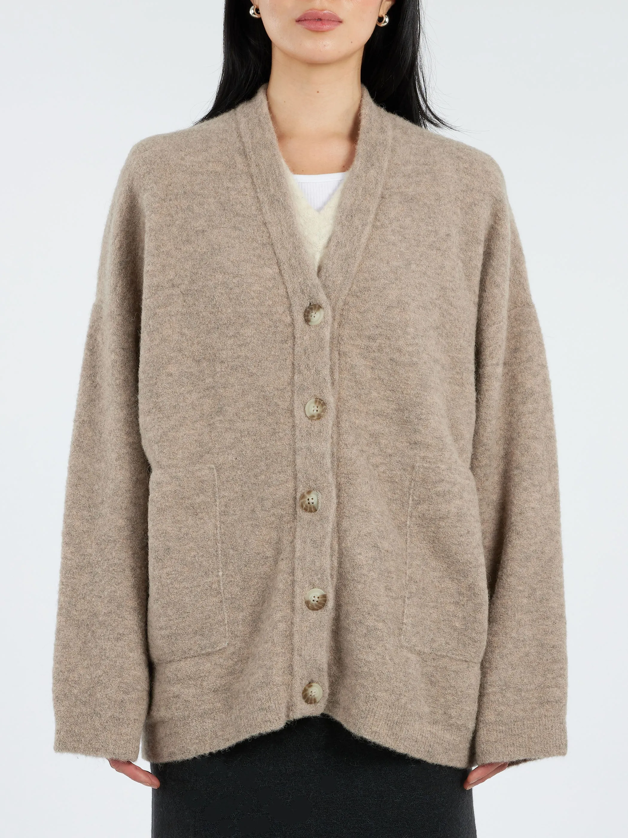 Fleece Cardigan sold by gravitypope