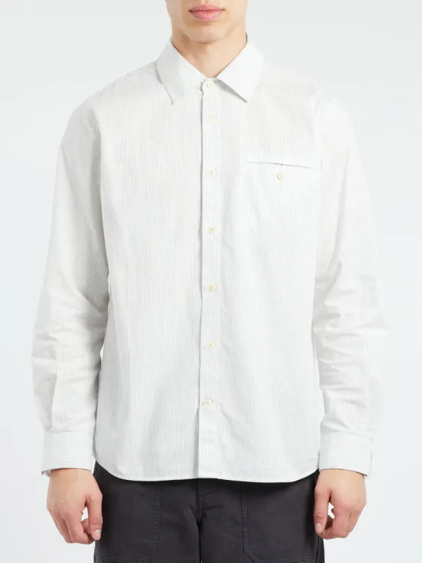 Jet Pocket Fine Stripe Shirt sold by gravitypope