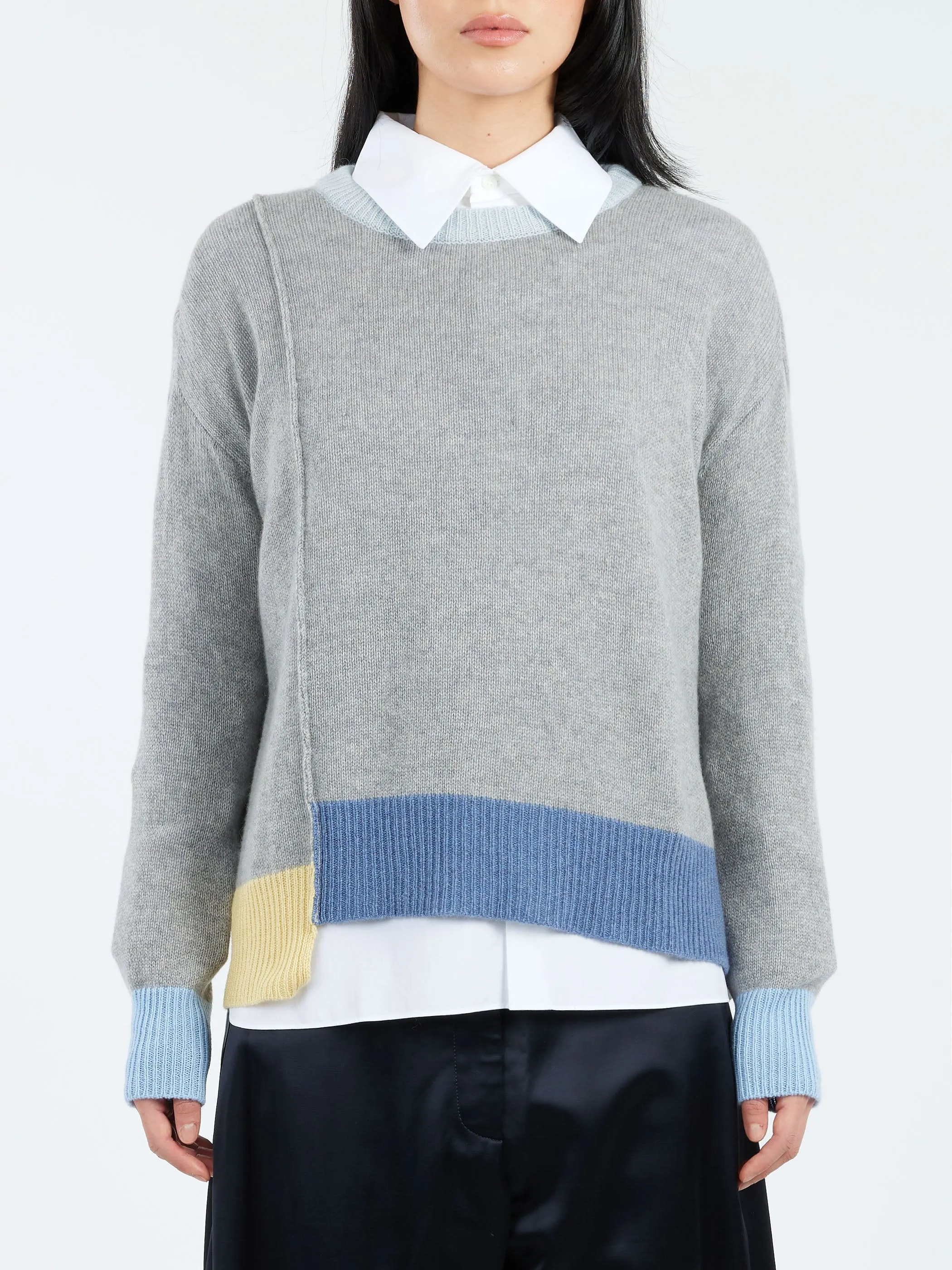 Colour-Block Cashmere Sweater sold by gravitypope