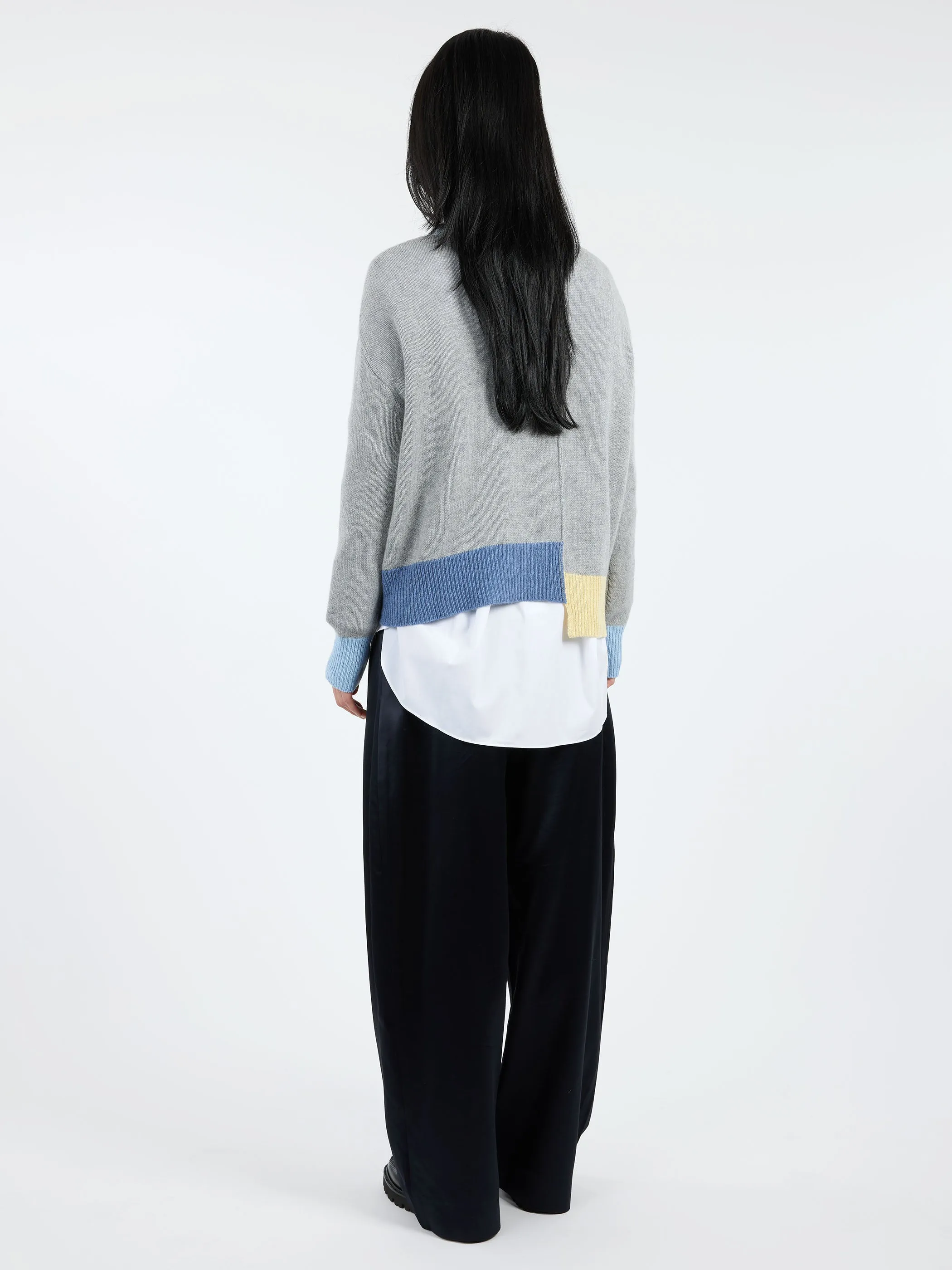 Colour-Block Cashmere Sweater sold by gravitypope product image thumbnail 3