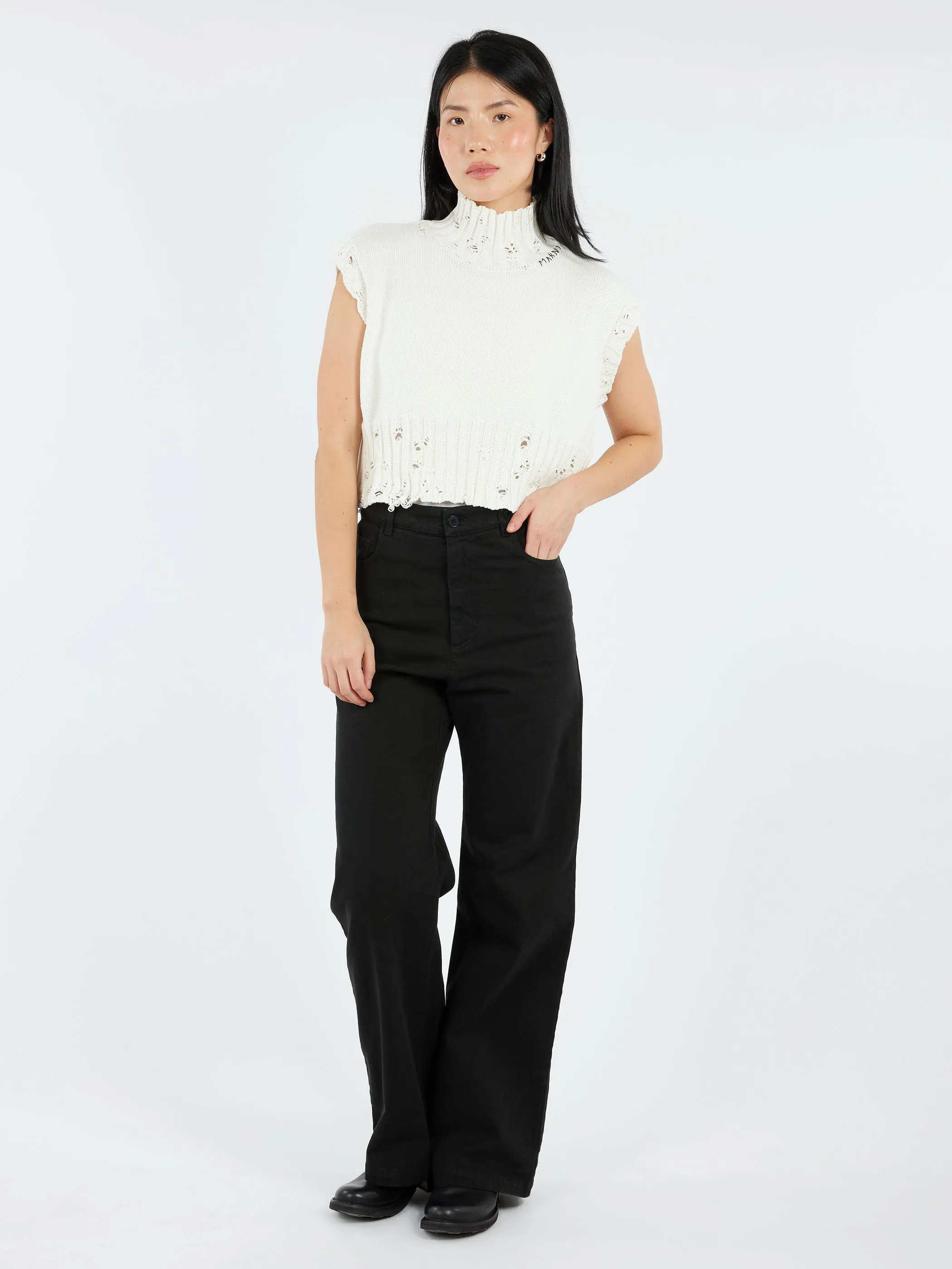 Cropped Vest sold by gravitypope product image thumbnail 4