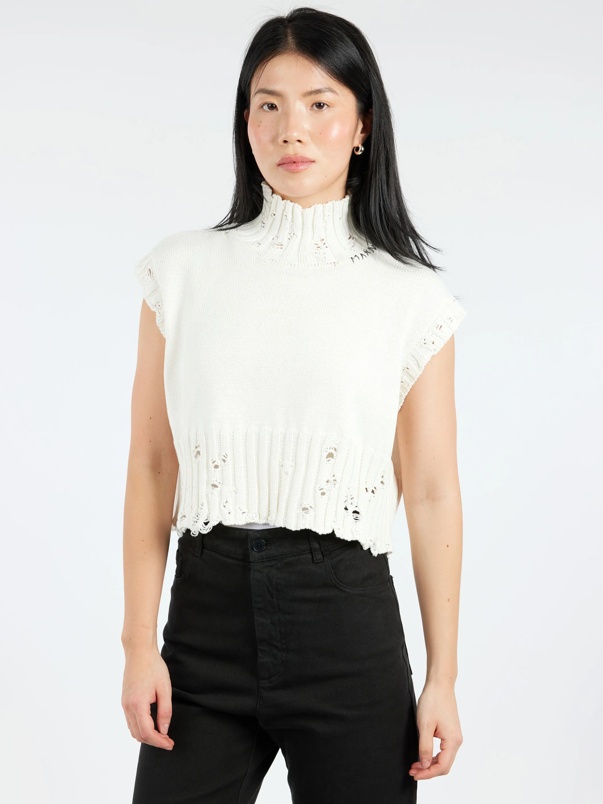 Cropped Vest sold by gravitypope product image thumbnail 2