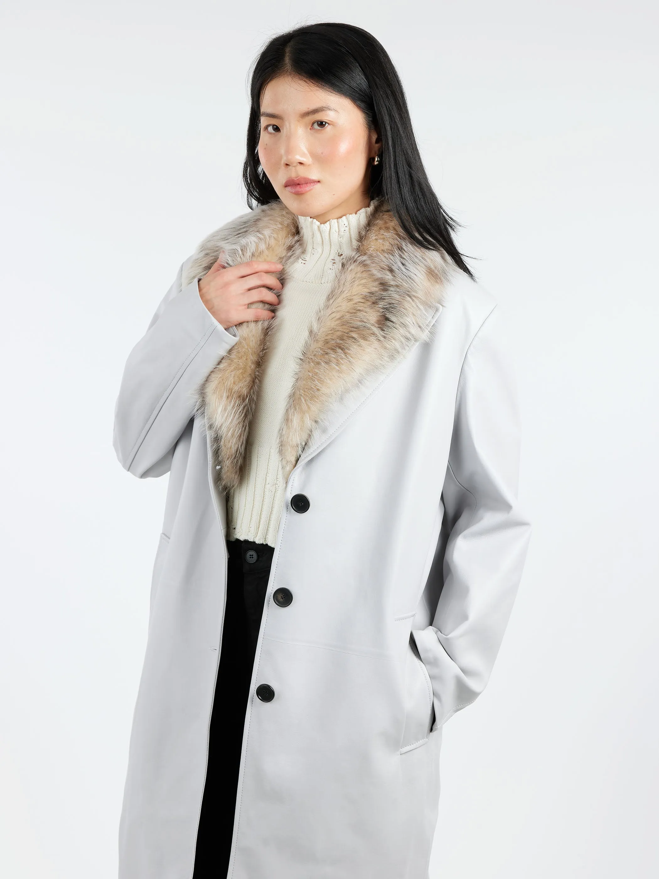 Nappa Leather Coat sold by gravitypope product image thumbnail 4