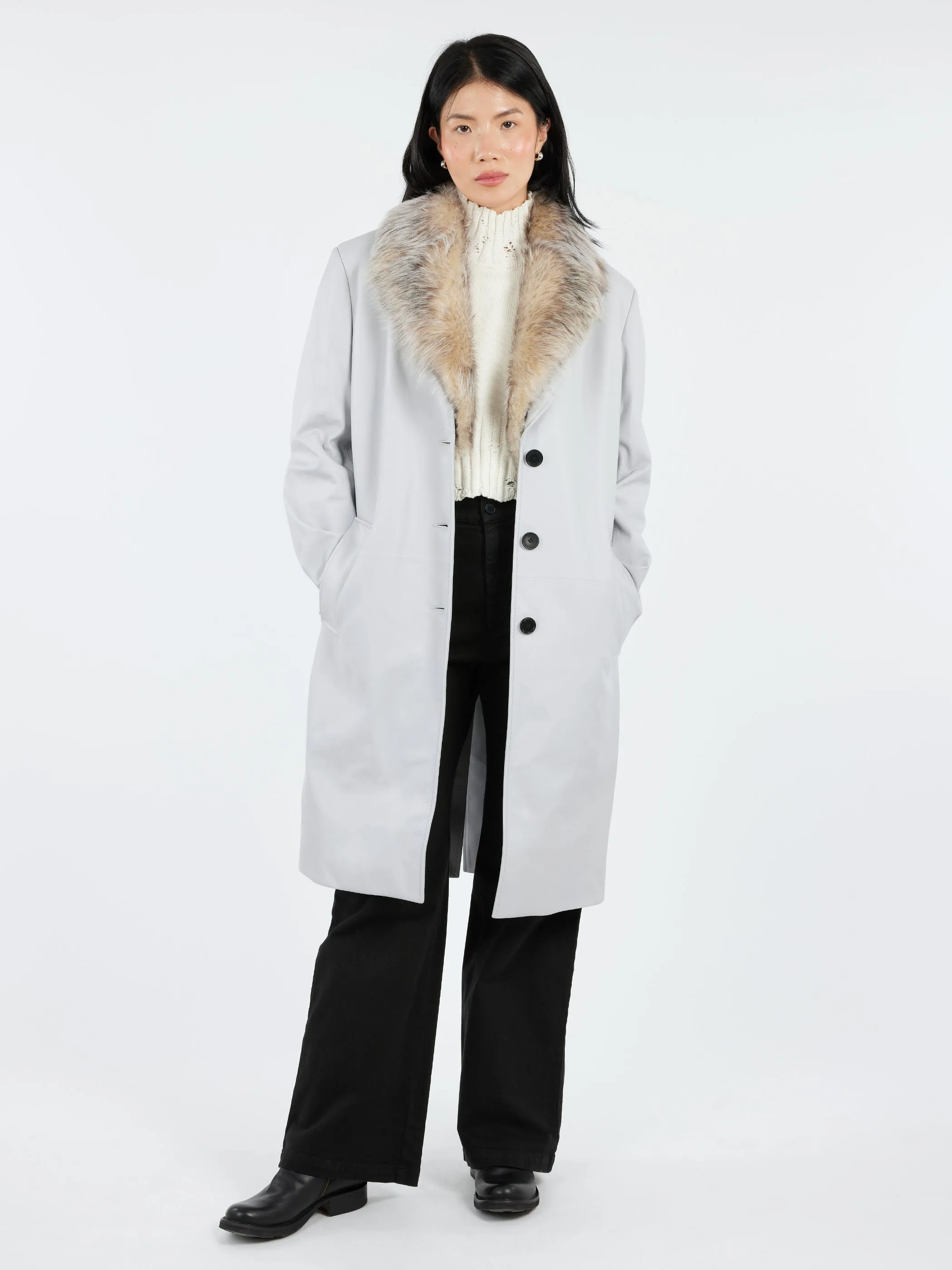 Nappa Leather Coat sold by gravitypope product image thumbnail 2