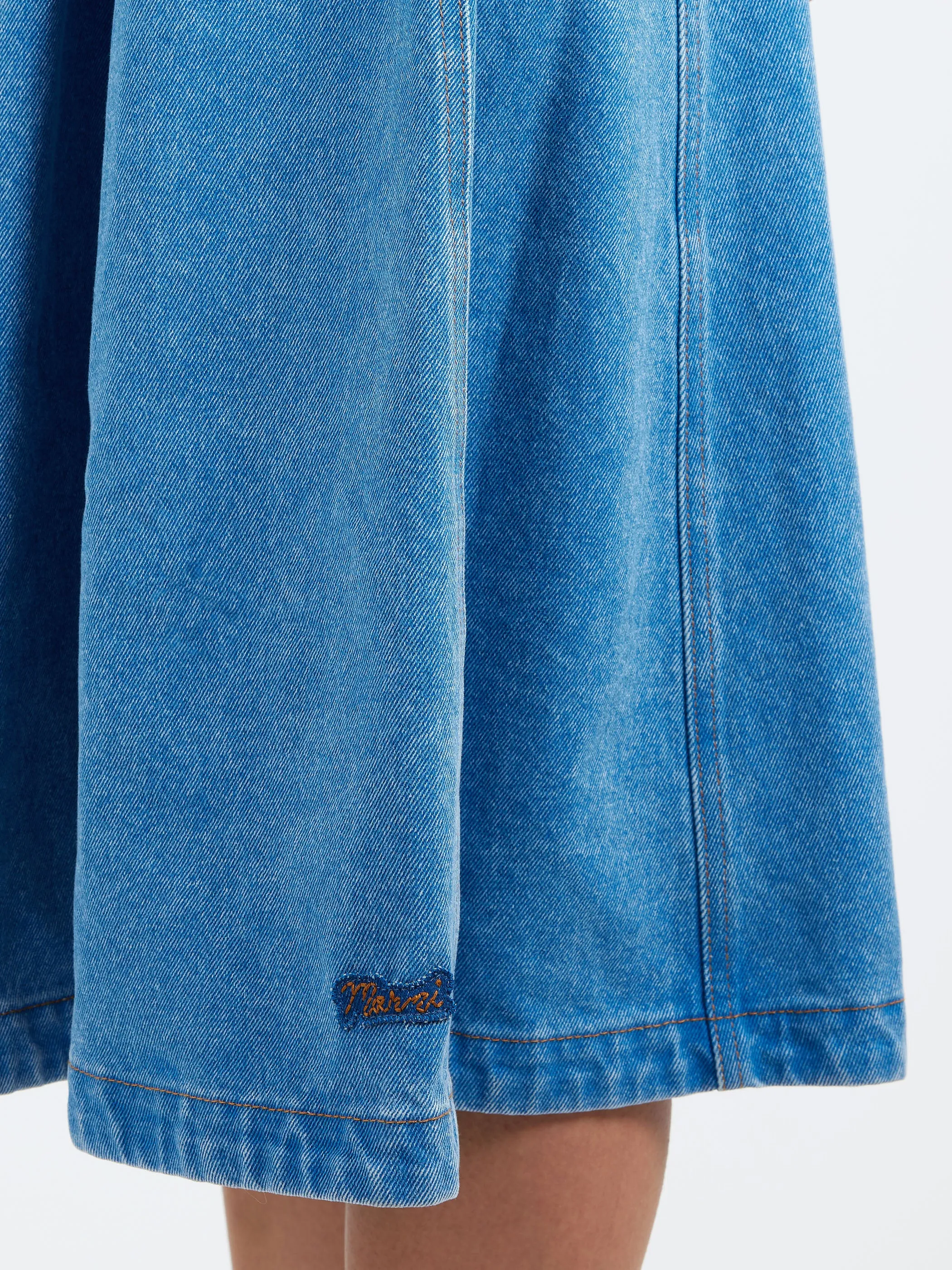 Coated Denim Balloon Dress sold by gravitypope product image thumbnail 5