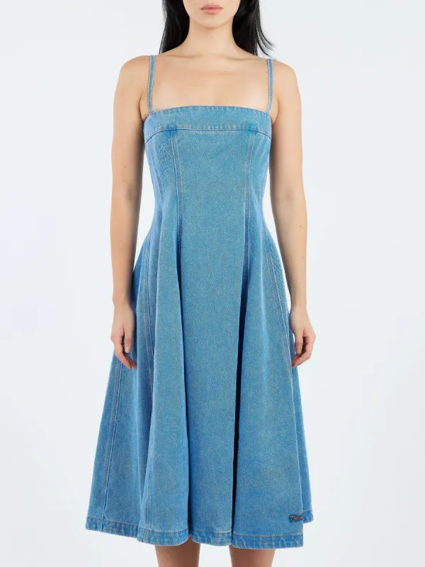 Coated Denim Balloon Dress made by Marni