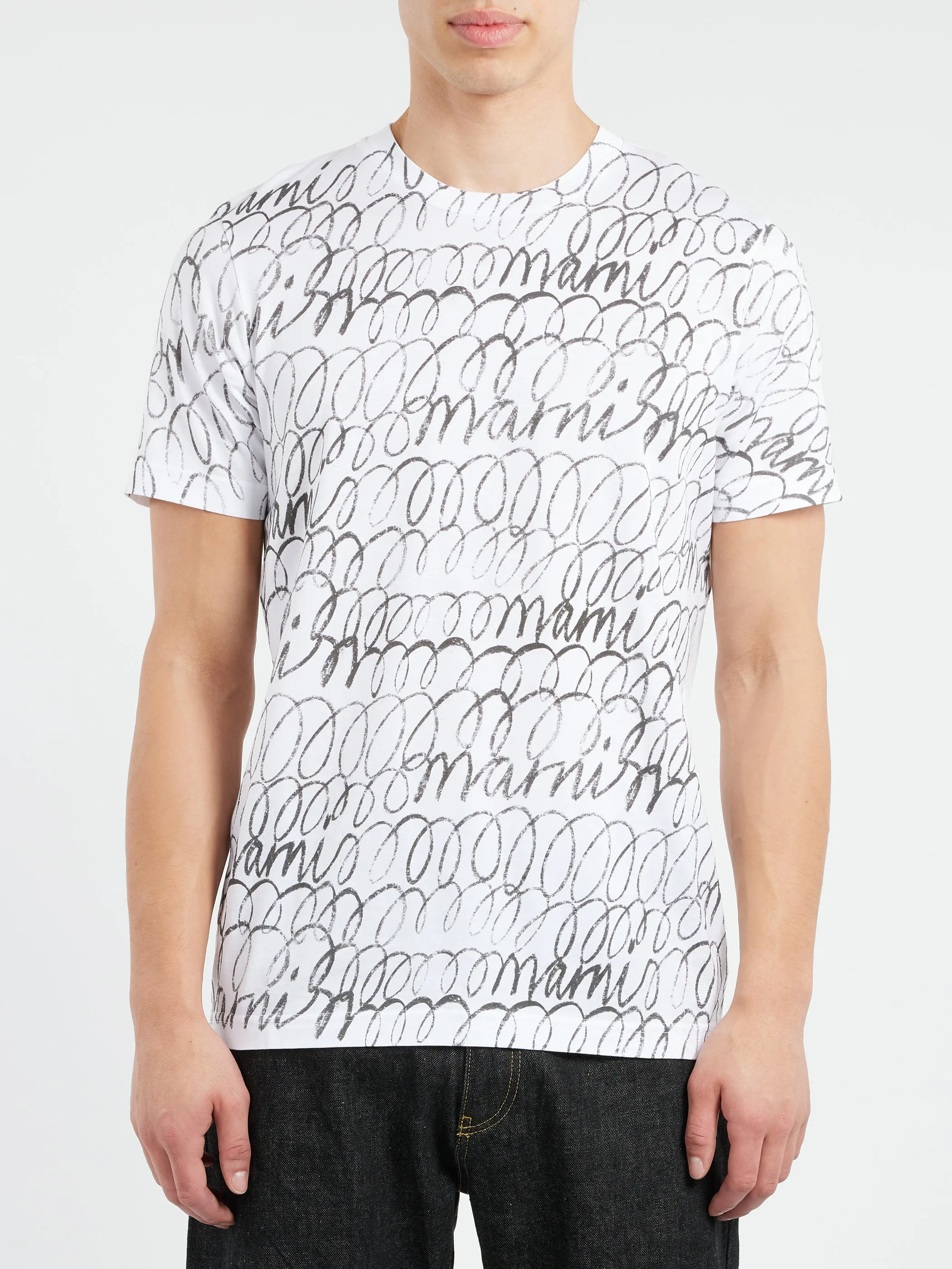 T-Shirt with Marni Scribble Motif sold by gravitypope