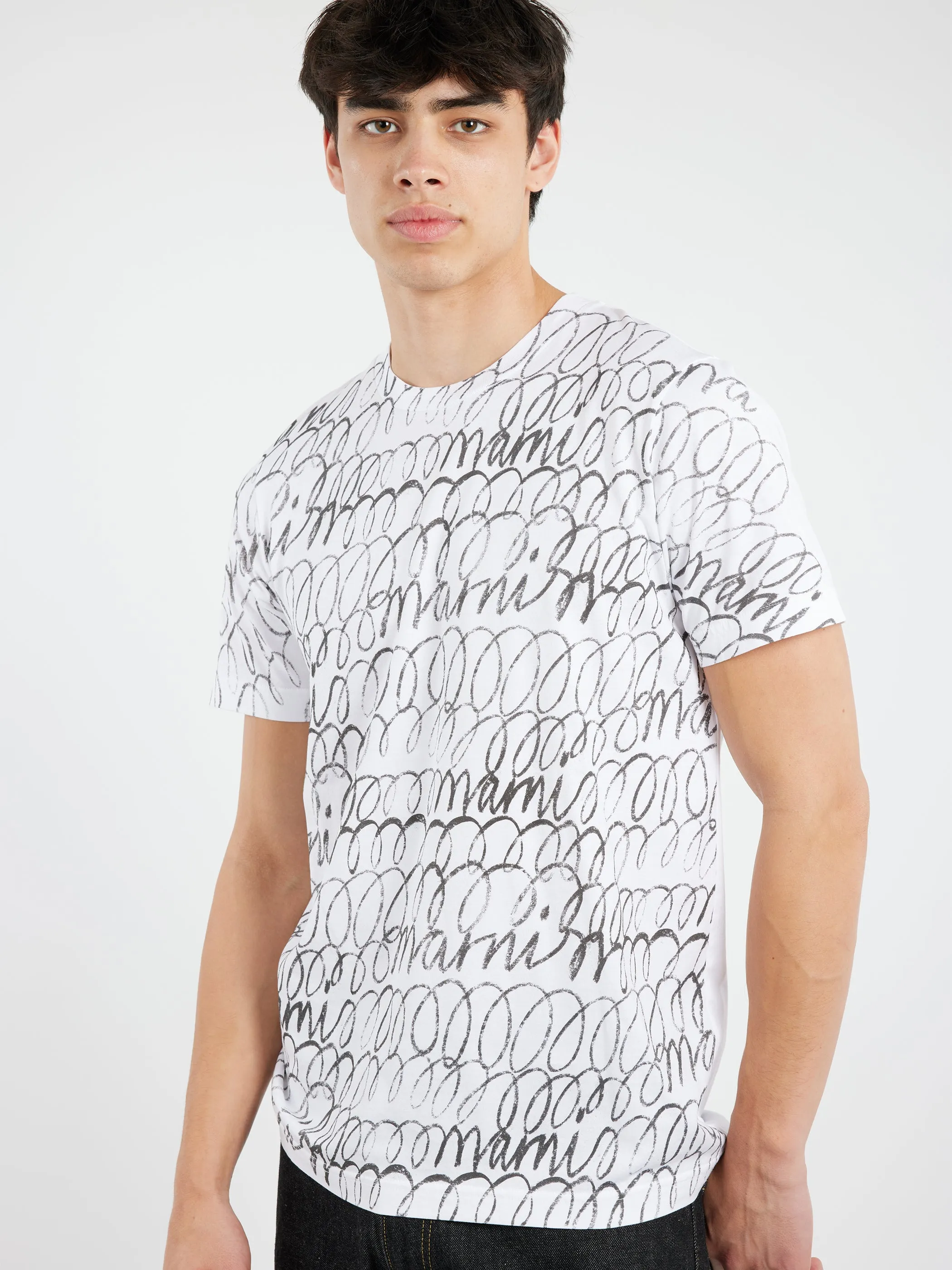 T-Shirt with Marni Scribble Motif sold by gravitypope product image thumbnail 4
