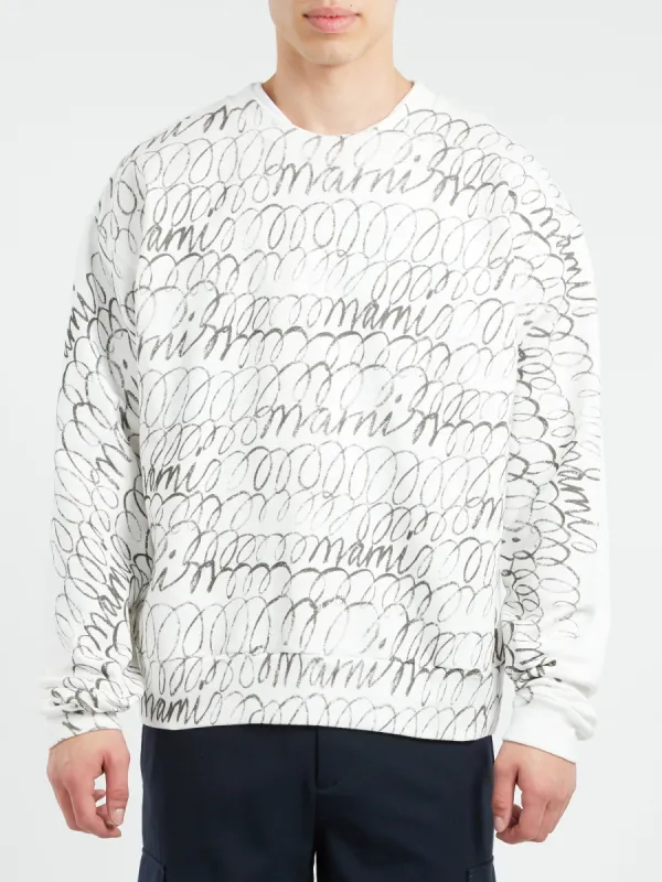 Sweatshirt with Marni Scribble Motif sold by gravitypope