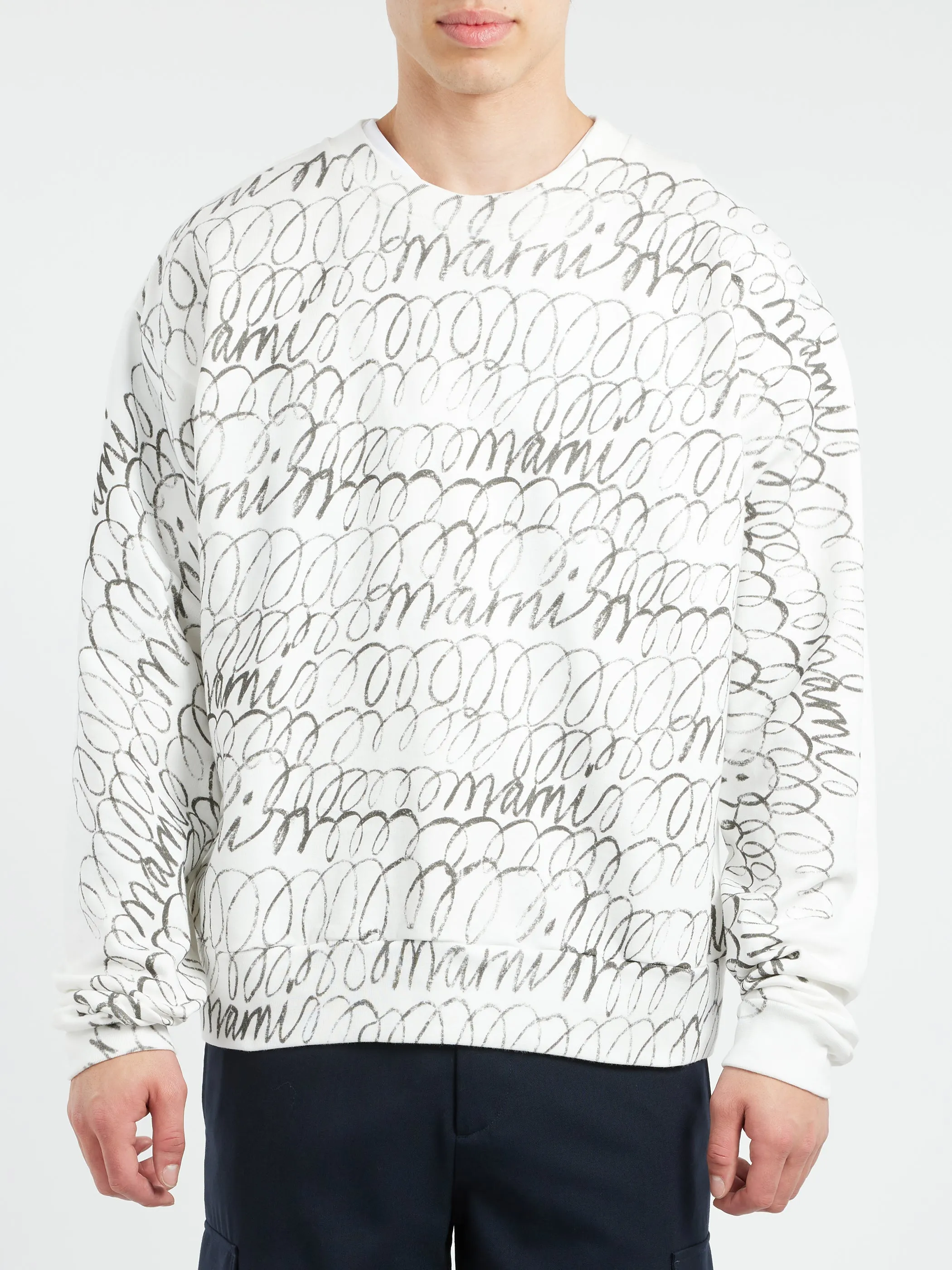 Sweatshirt with Marni Scribble Motif sold by gravitypope