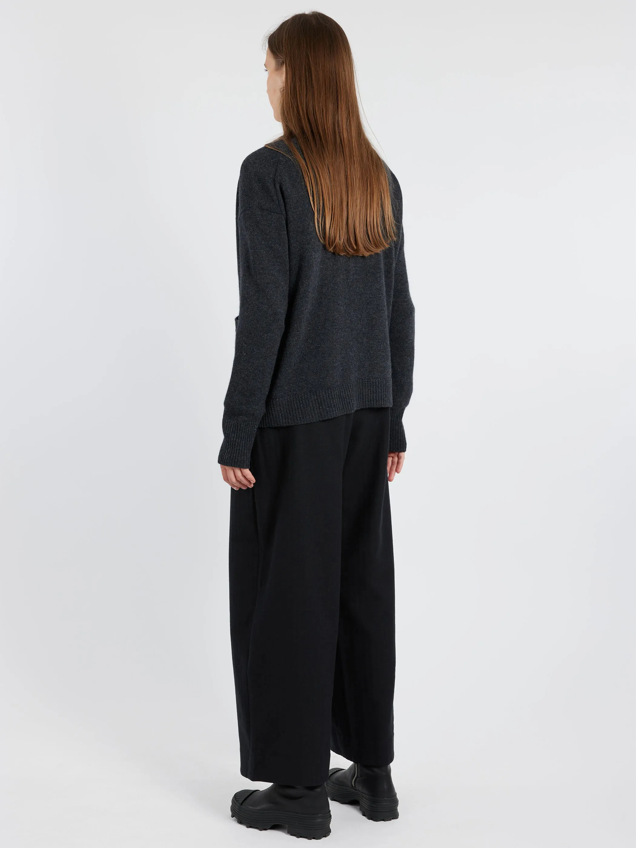 Wool Cashmere Boxy Cardigan sold by gravitypope product image thumbnail 3