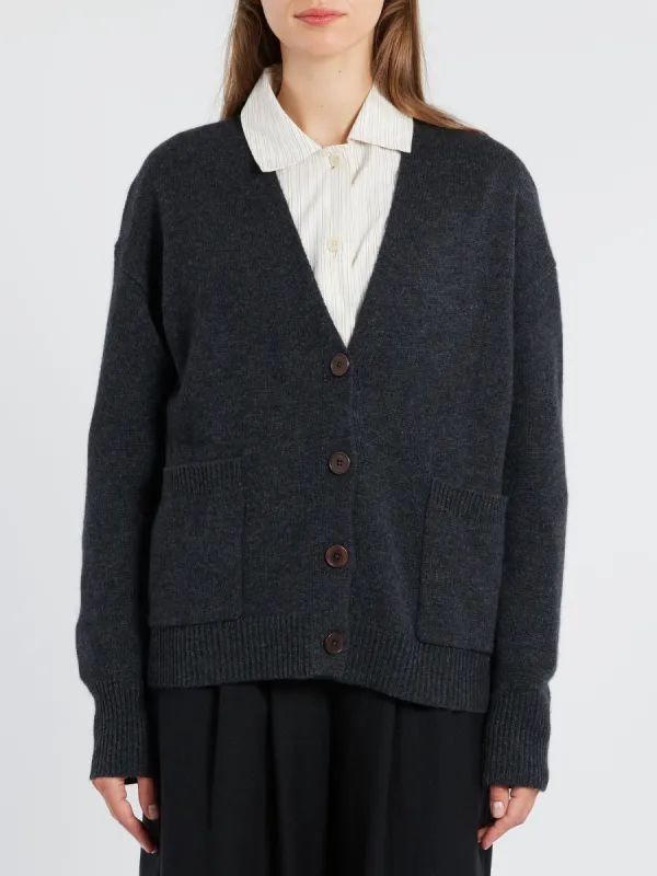 Wool Cashmere Boxy Cardigan sold by gravitypope