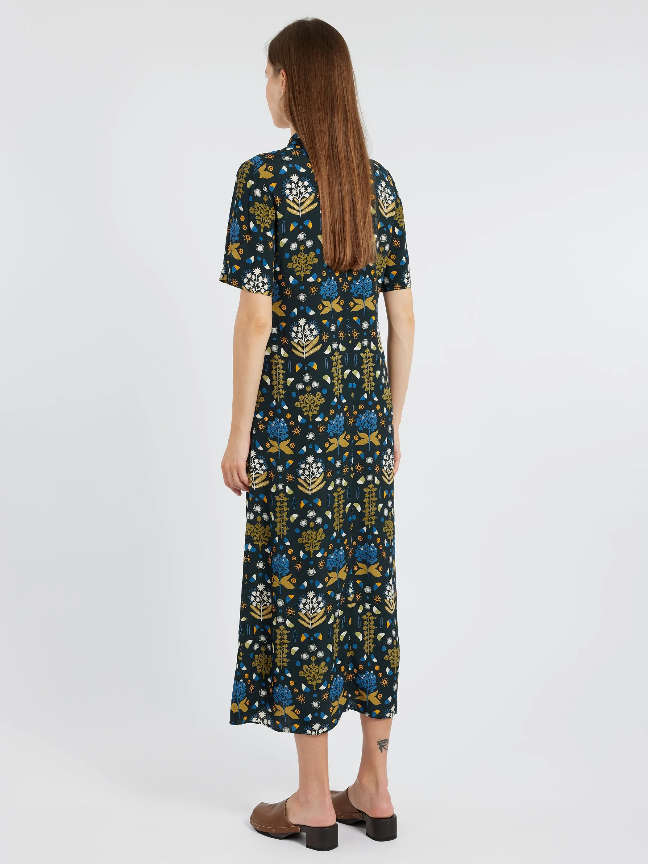 Collector Print Fluid Shirt Dress sold by gravitypope product image thumbnail 3