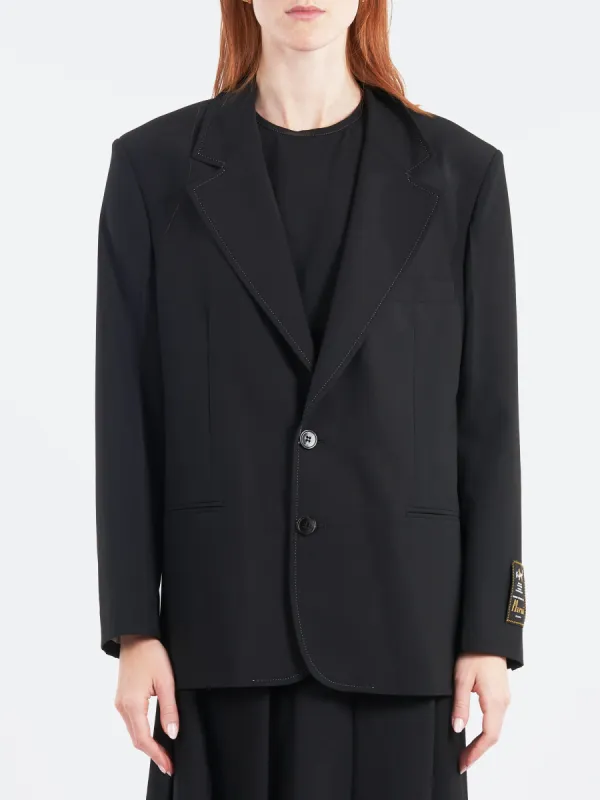 Blazer with Contrast Stitching sold by gravitypope