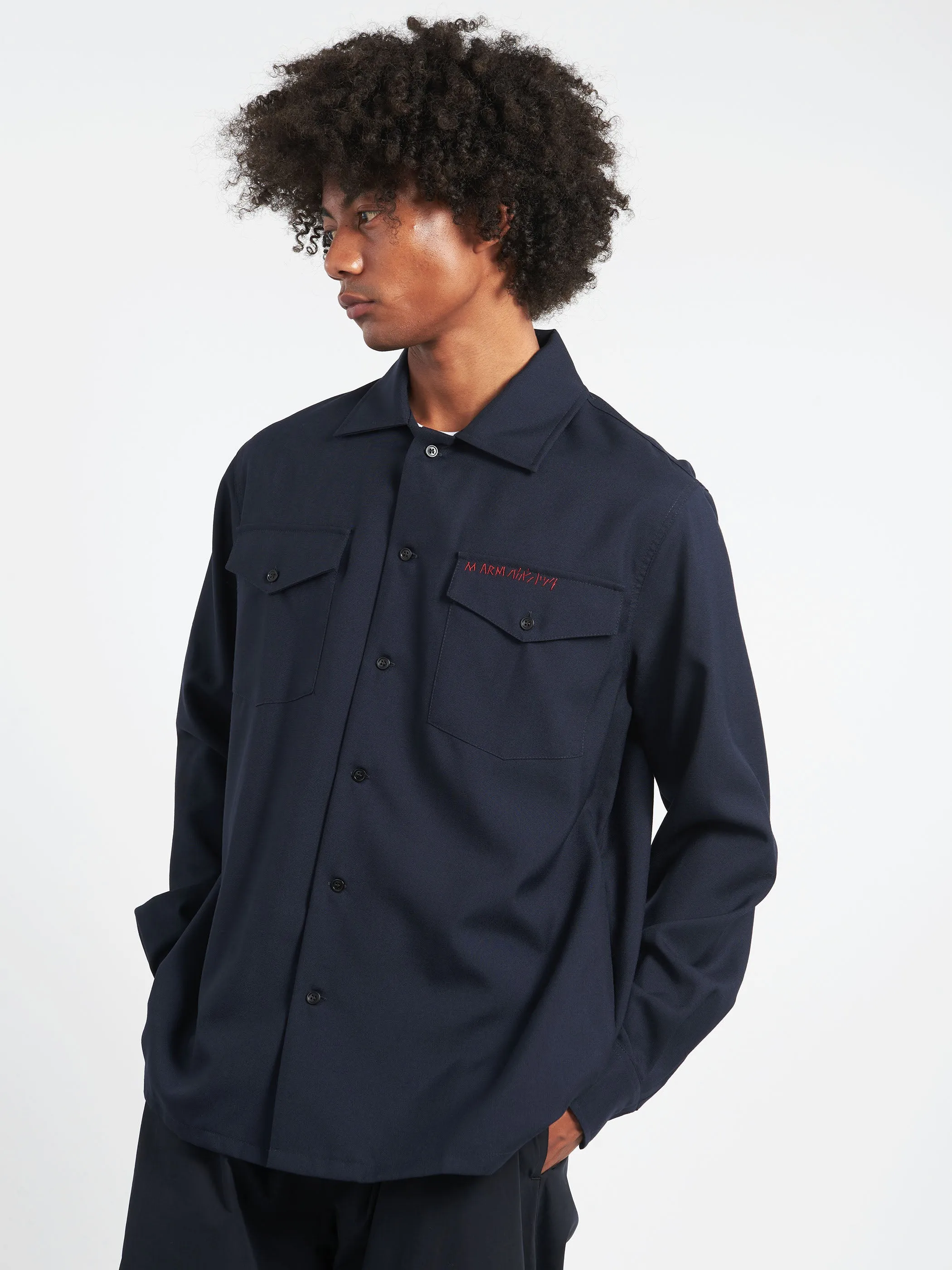 Tropical Wool Shirt sold by gravitypope product image thumbnail 2