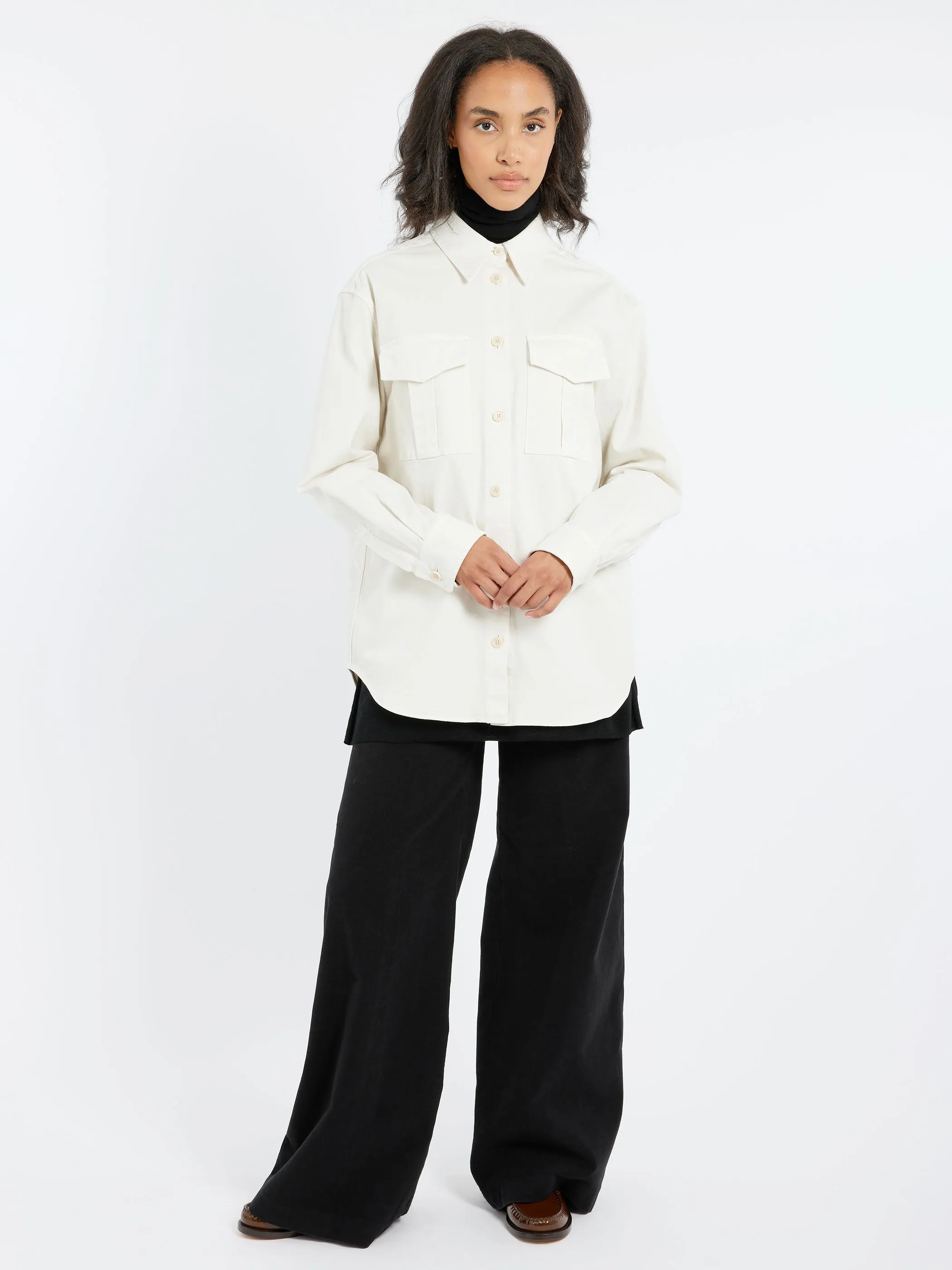 Stretch Cotton Gabardine Shirt sold by gravitypope product image thumbnail 2