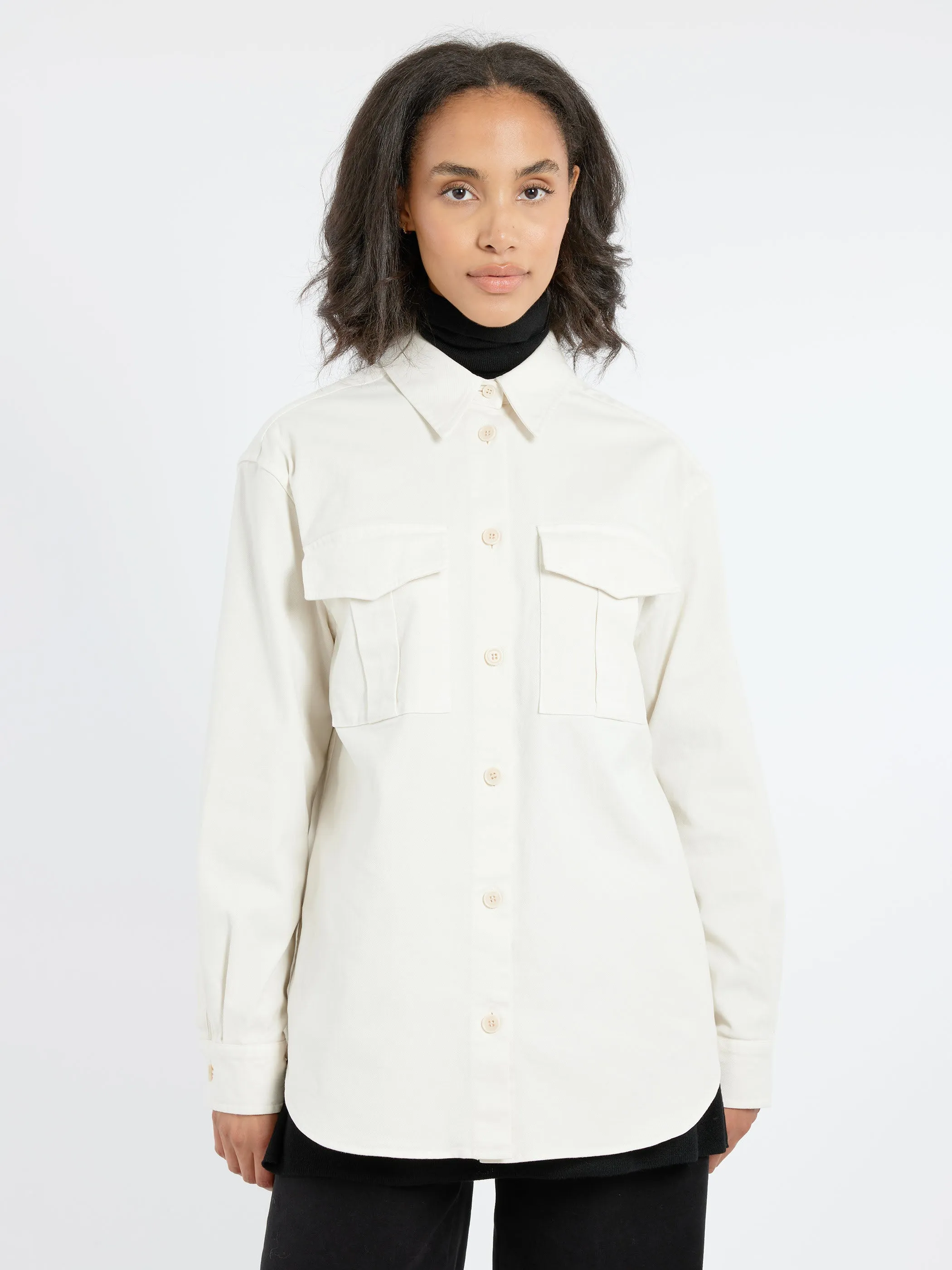 Stretch Cotton Gabardine Shirt sold by gravitypope product image thumbnail 4