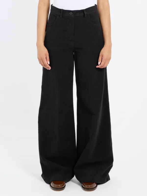 Stretch Fustian High-Waisted Trousers sold by gravitypope