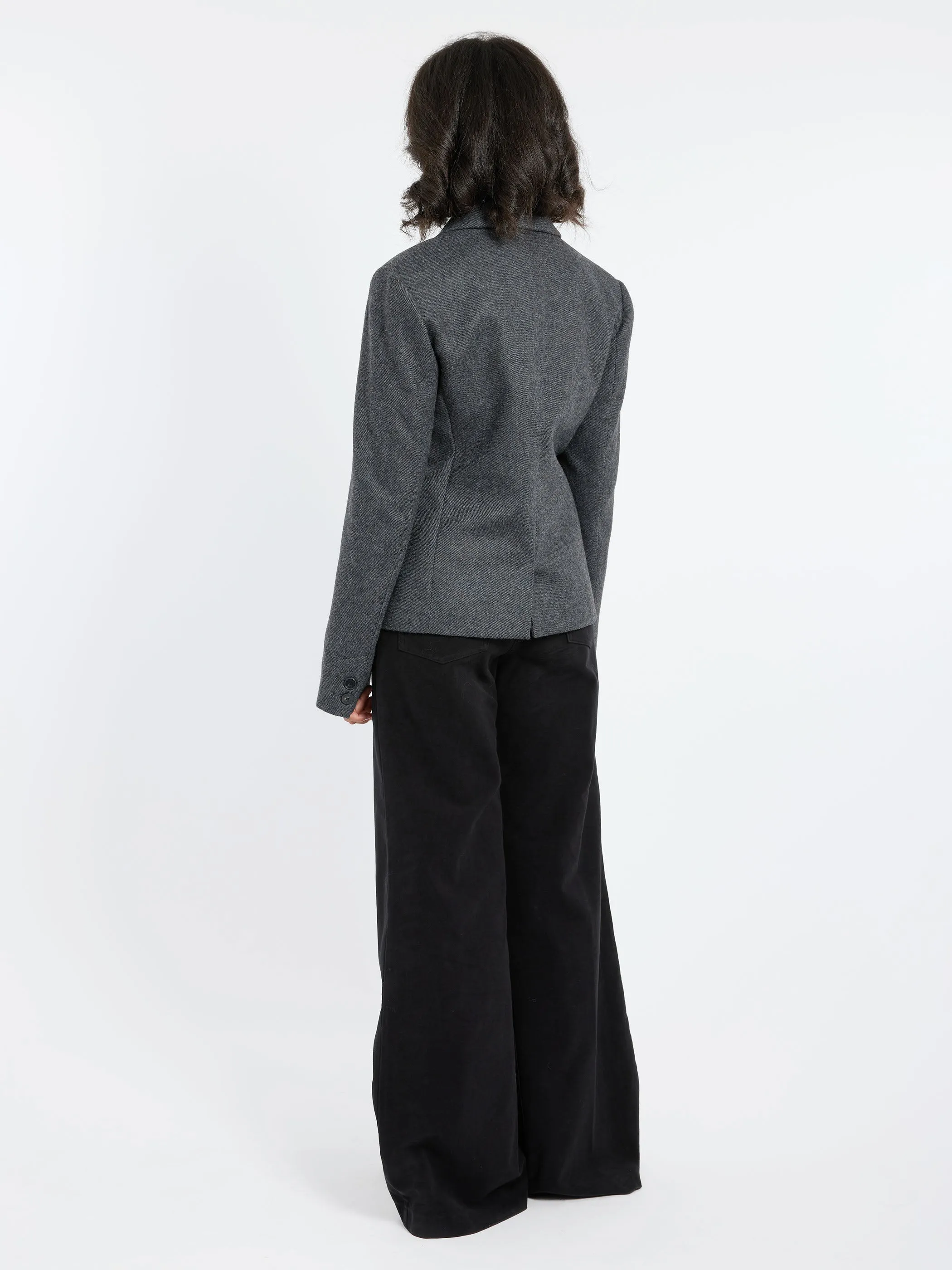 Wool-Blend Flannel Jacket sold by gravitypope product image thumbnail 3