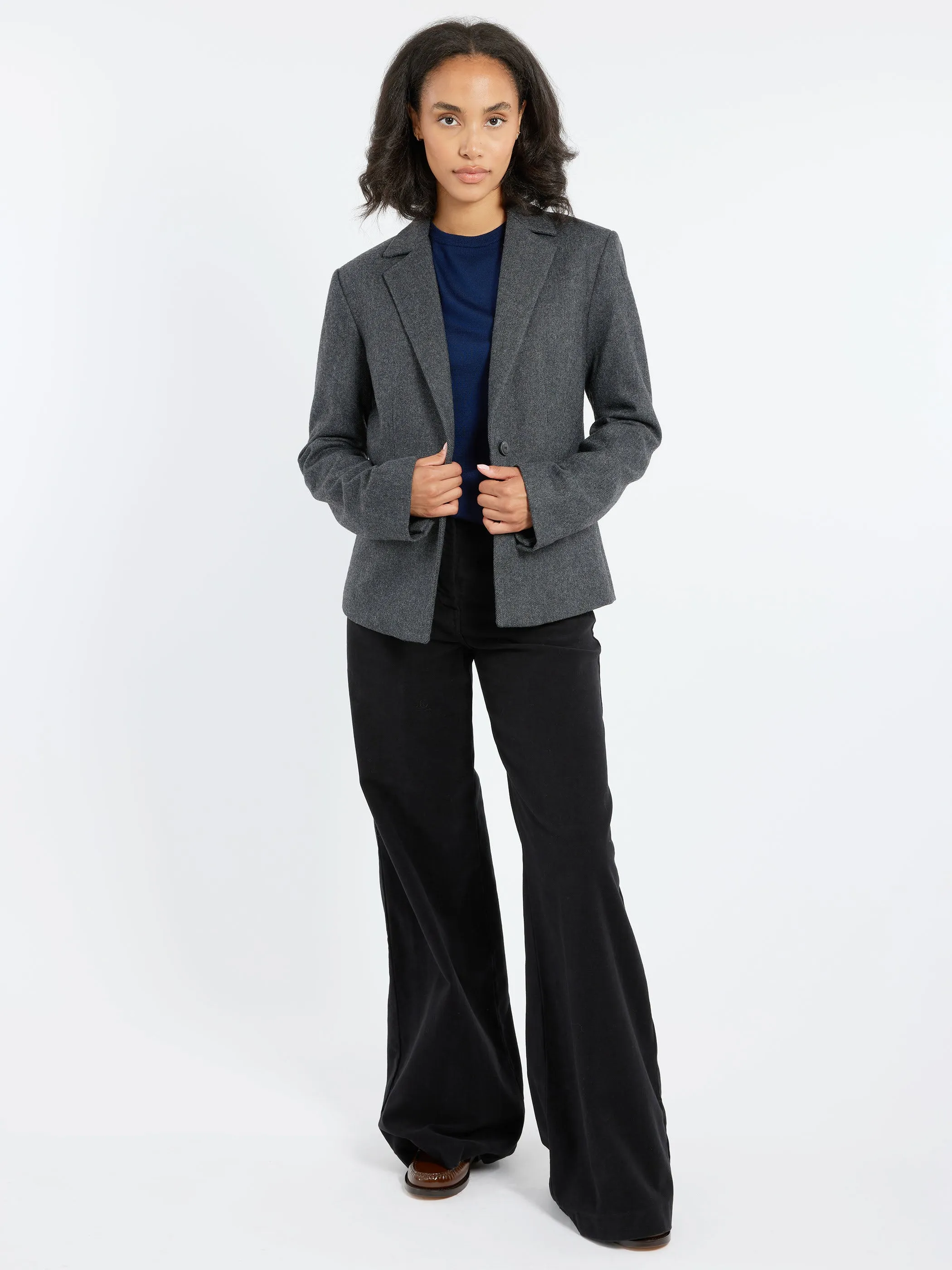 Wool-Blend Flannel Jacket sold by gravitypope product image thumbnail 2