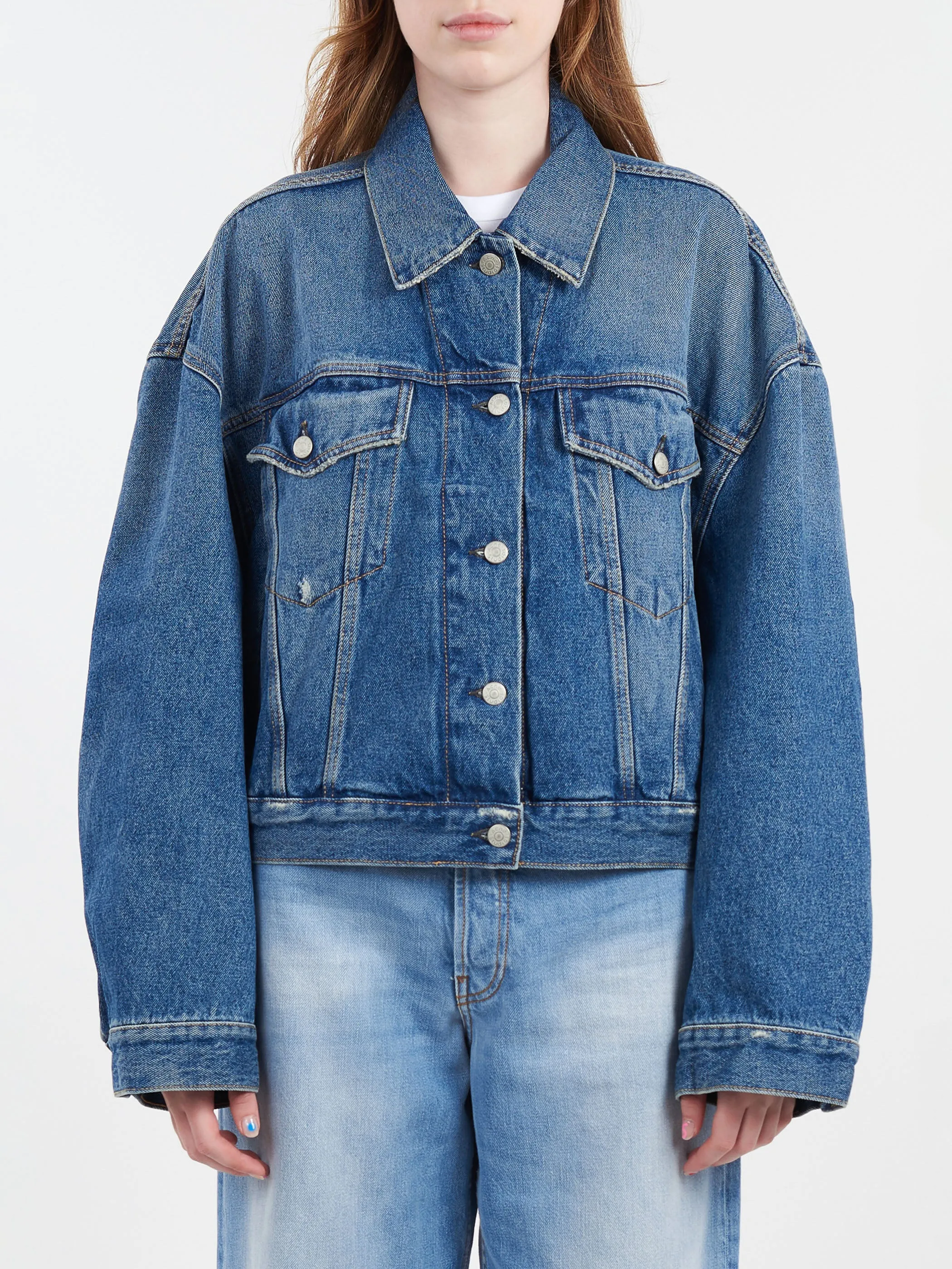 Denim Jacket - Relaxed Cropped Fit sold by gravitypope