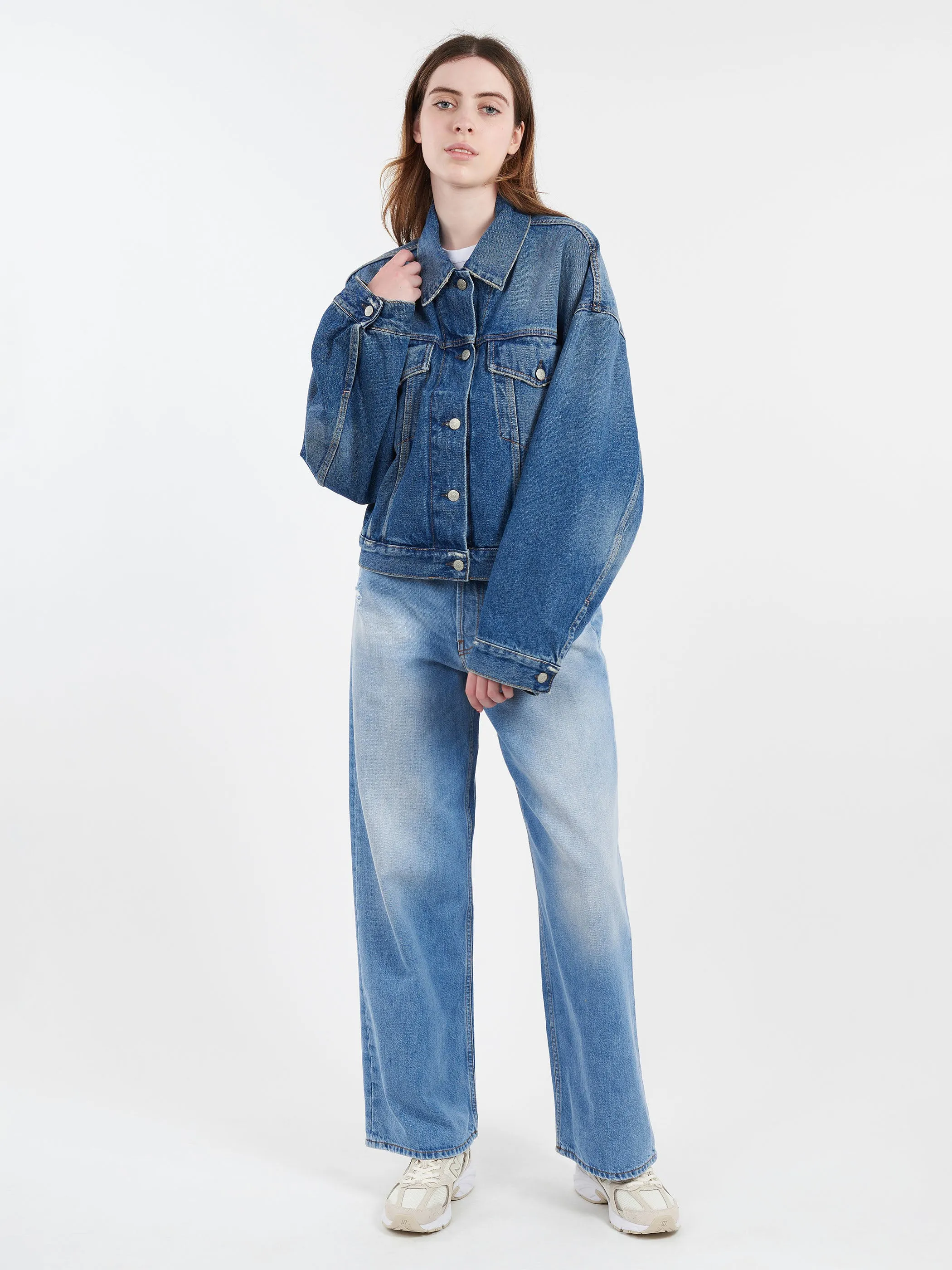 Denim Jacket - Relaxed Cropped Fit sold by gravitypope product image thumbnail 2