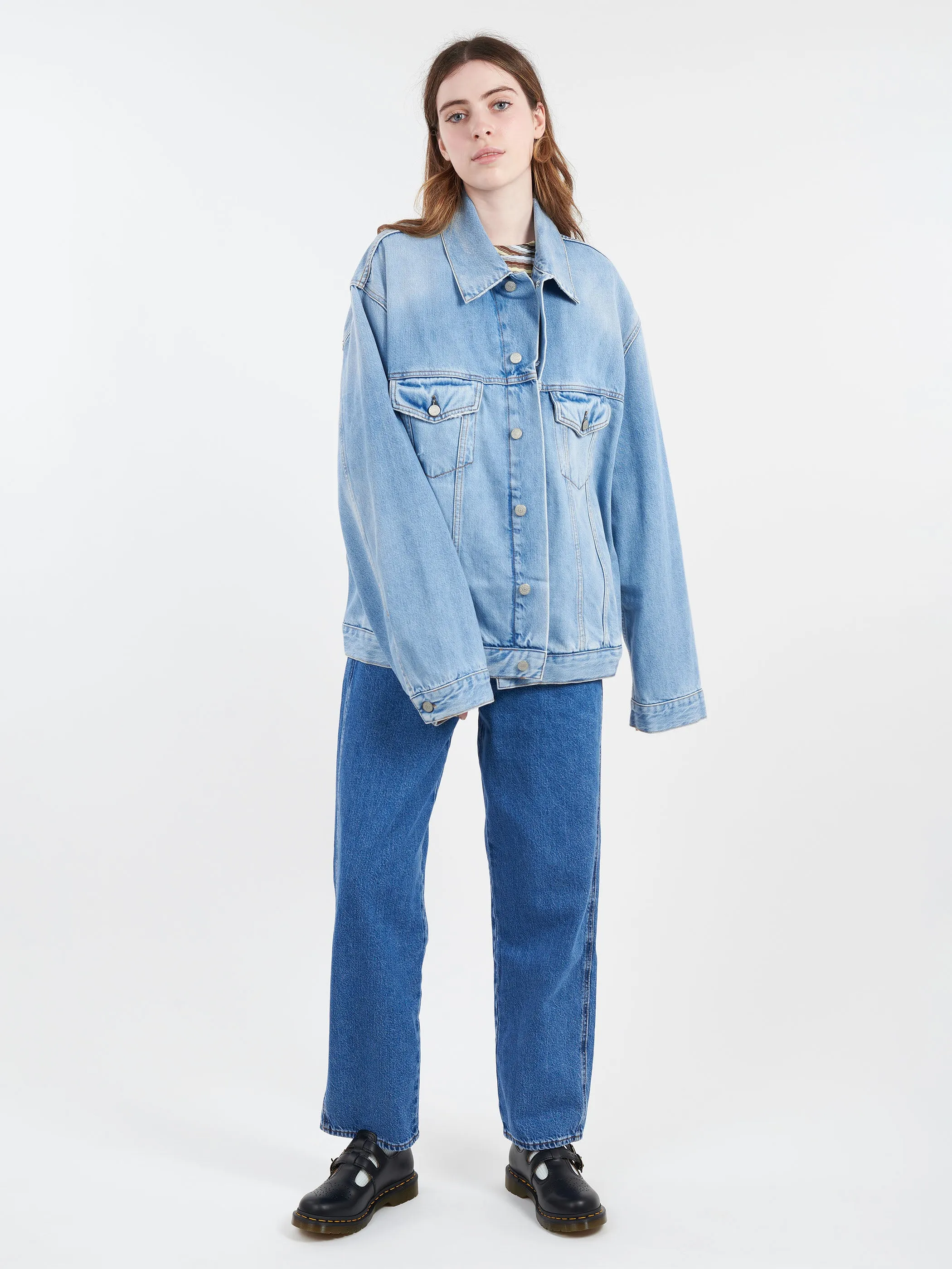Denim Jacket - Relaxed Fit sold by gravitypope product image thumbnail 4