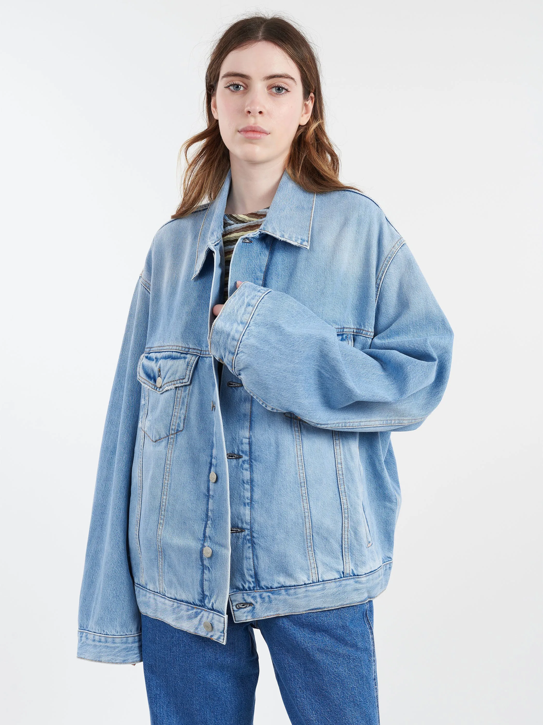 Denim Jacket - Relaxed Fit sold by gravitypope product image thumbnail 2