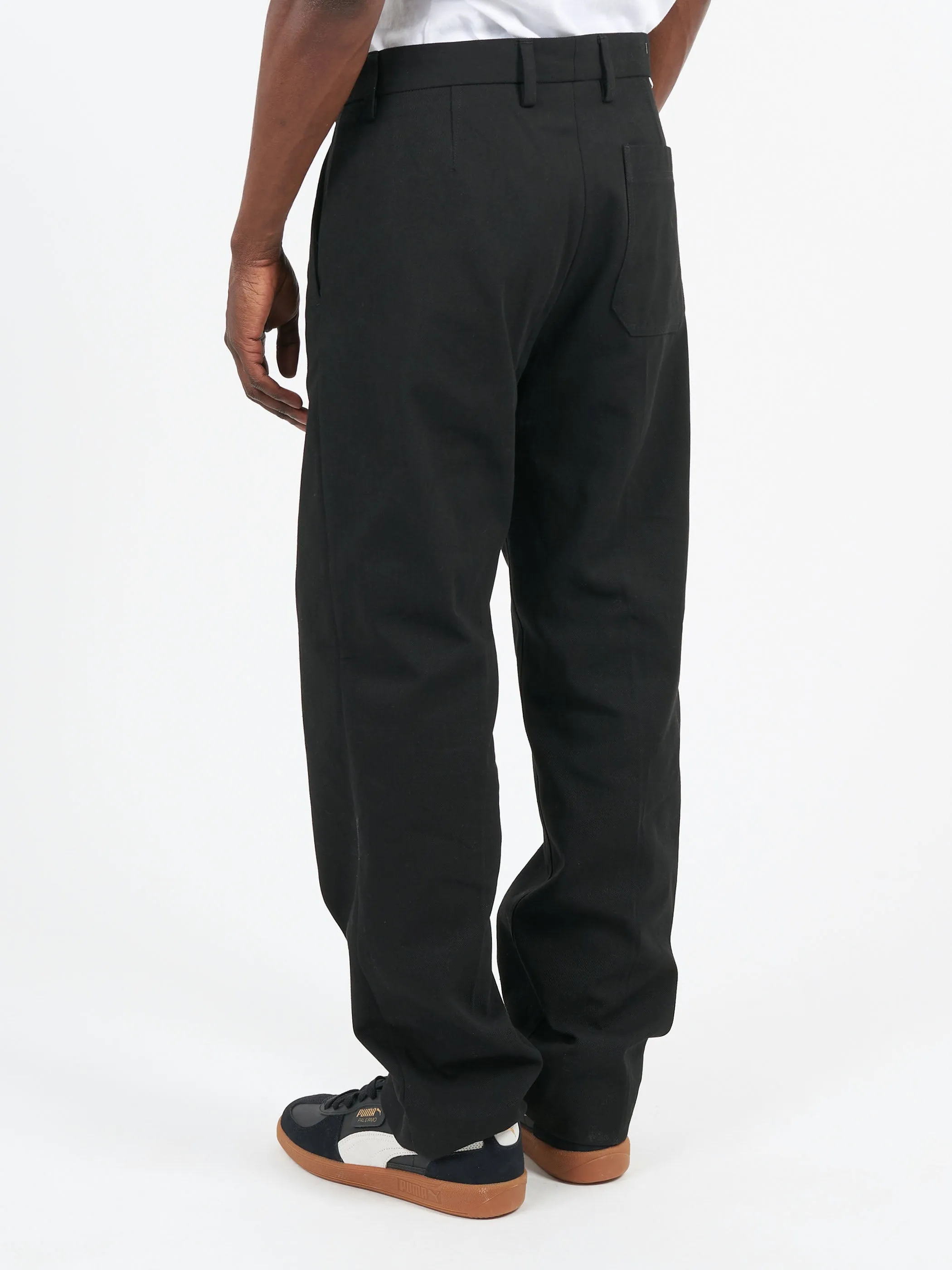 Twill Cotton-Blend Trousers sold by gravitypope product image thumbnail 3