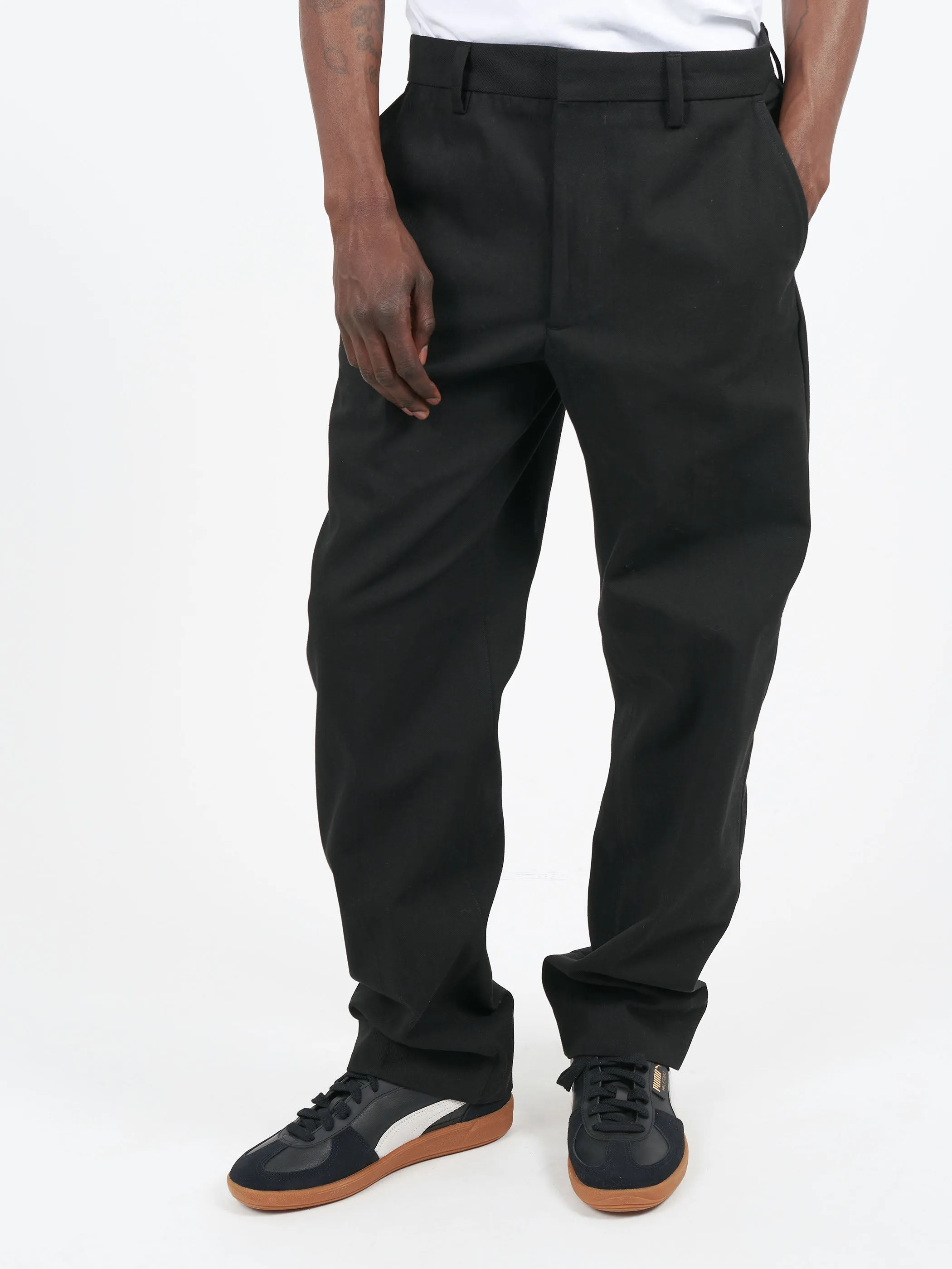 Twill Cotton-Blend Trousers sold by gravitypope product image thumbnail 5