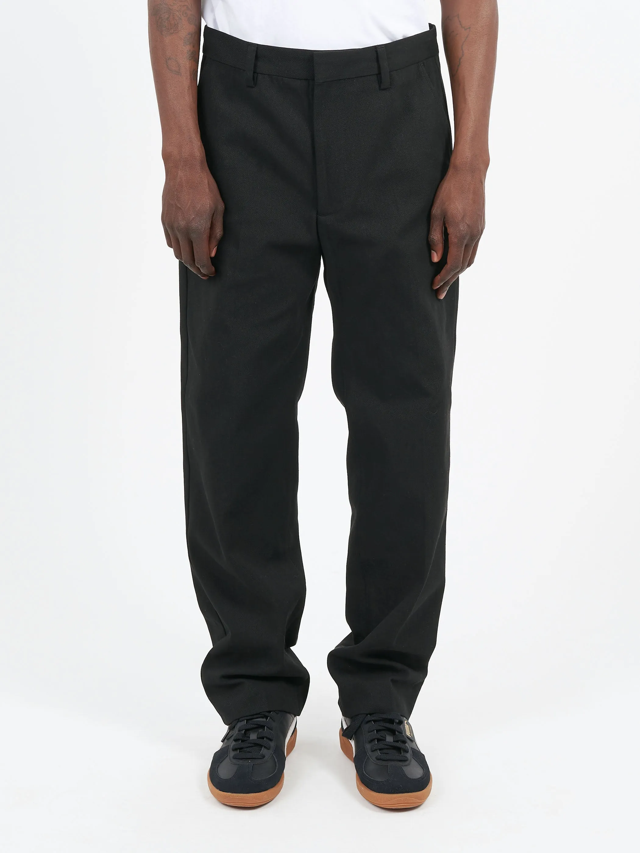Twill Cotton-Blend Trousers sold by gravitypope