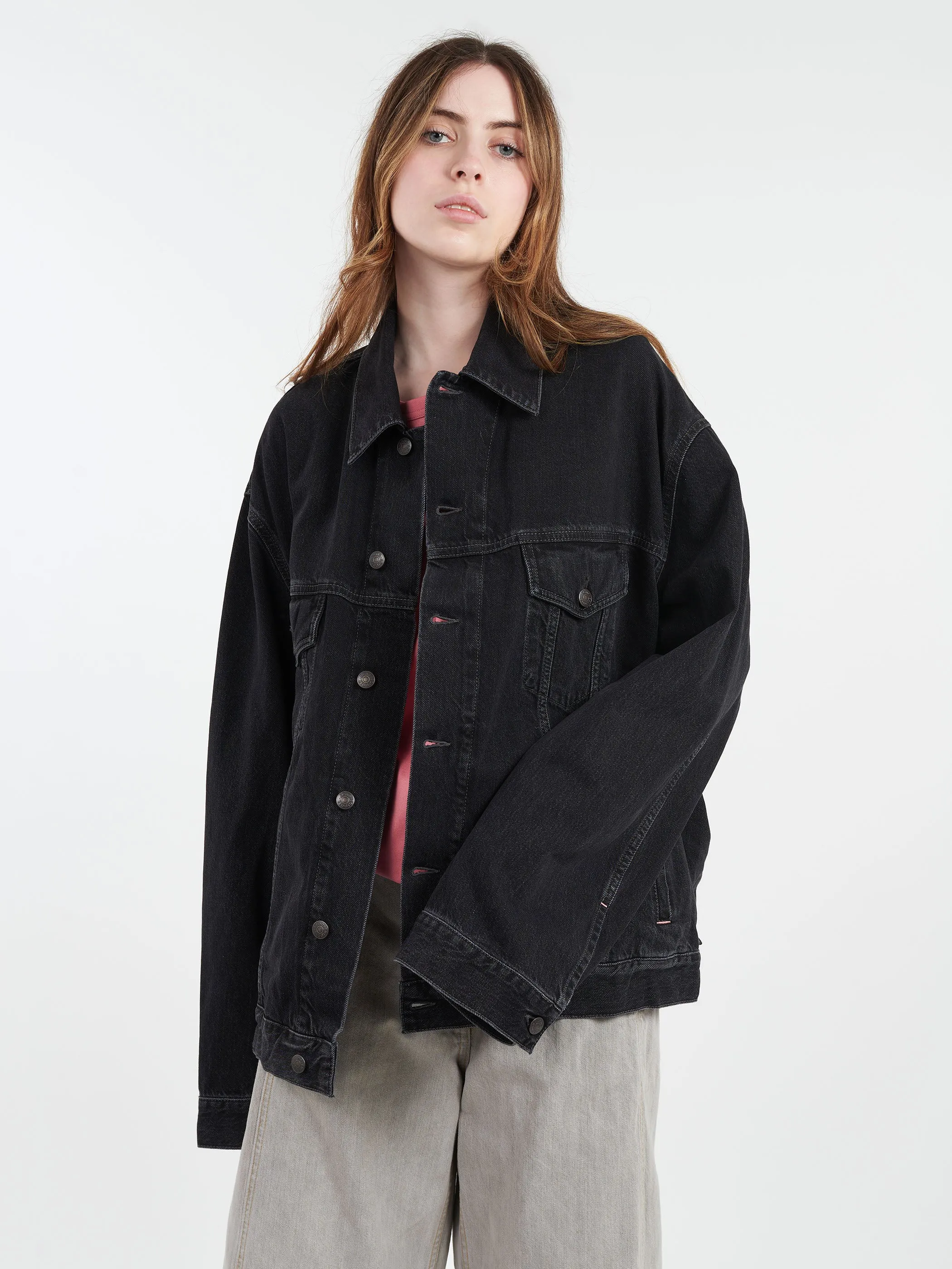Denim Jacket - Relaxed Fit sold by gravitypope product image thumbnail 2