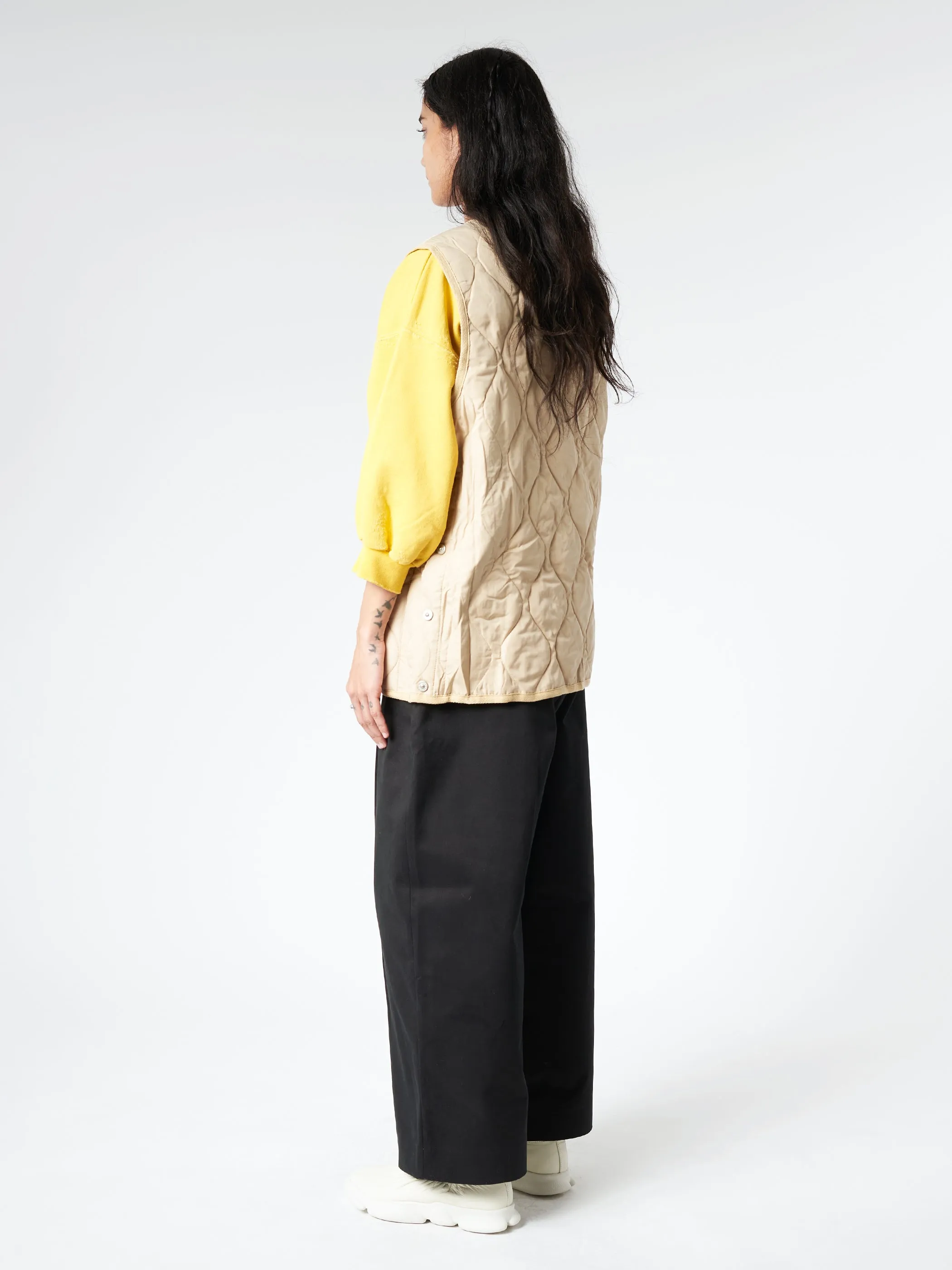 Military Crew Neck Down Vest sold by gravitypope product image thumbnail 3