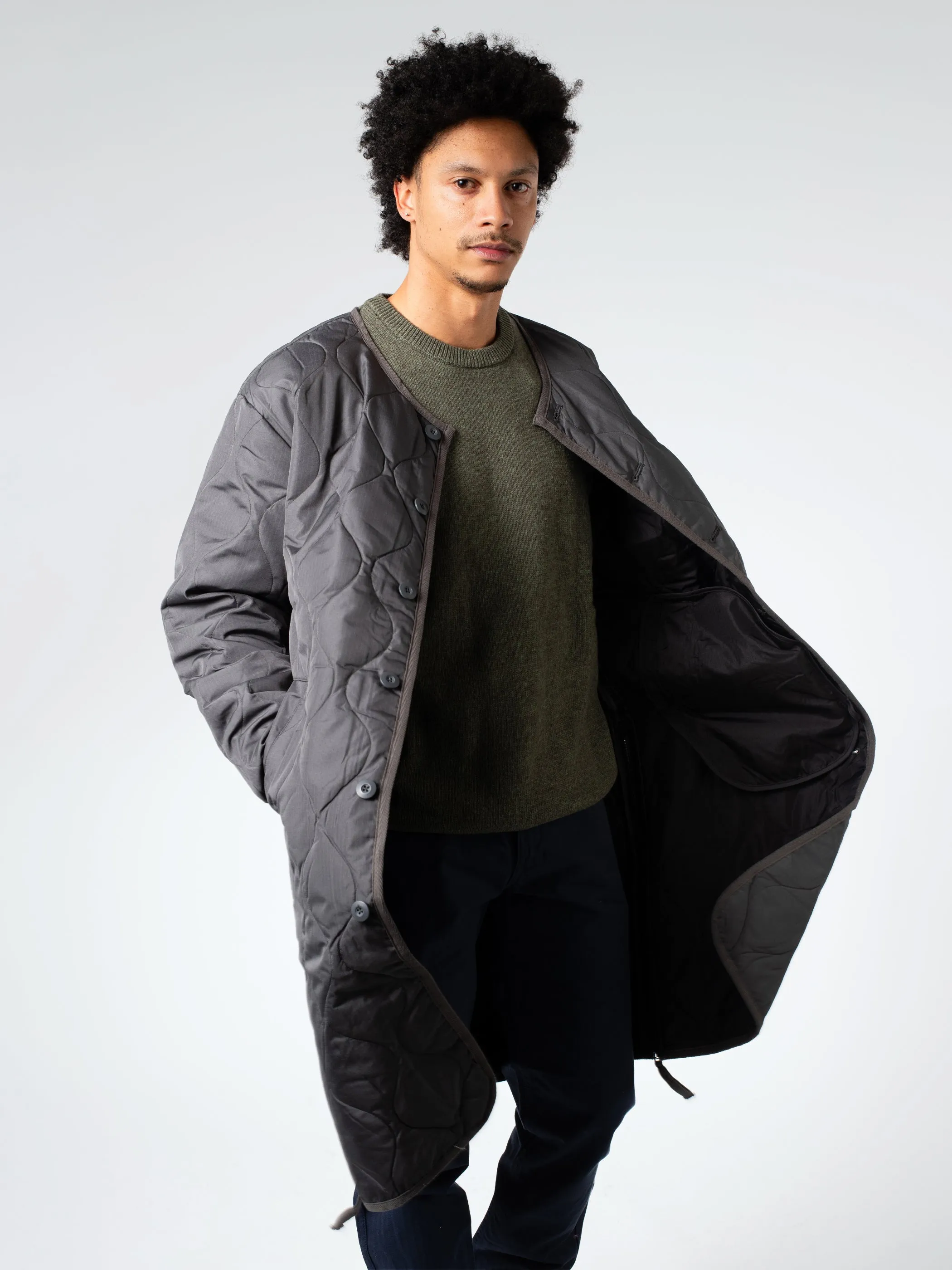 Military Crew Neck Down Coat sold by gravitypope product image thumbnail 4