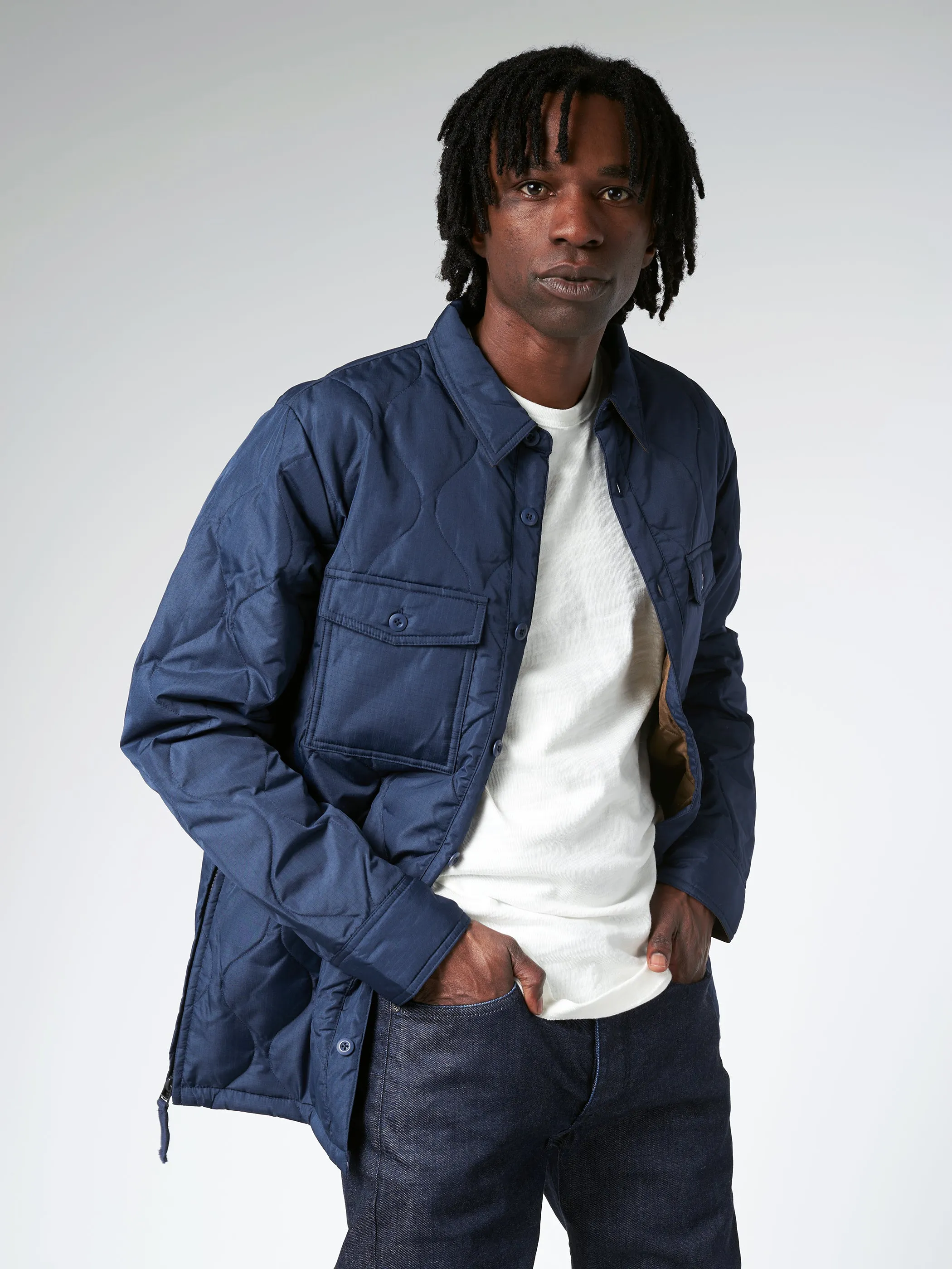 Military Down Shirt sold by gravitypope product image thumbnail 4