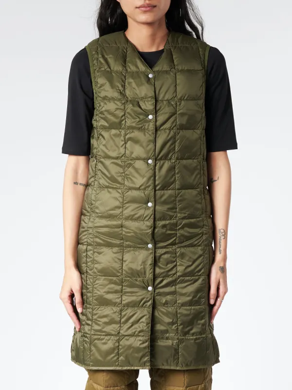 V-Neck Long Down Vest sold by gravitypope