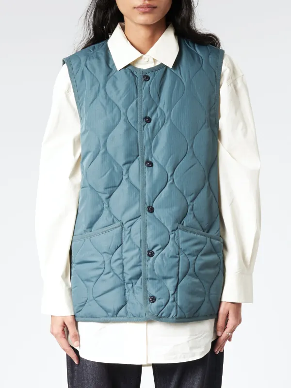 Military Crew Neck Down Vest sold by gravitypope