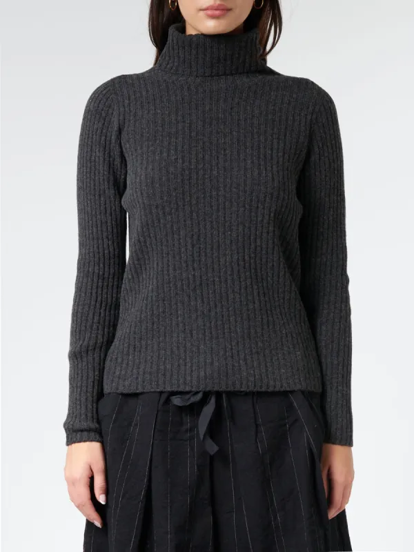 Rib Turtleneck sold by gravitypope