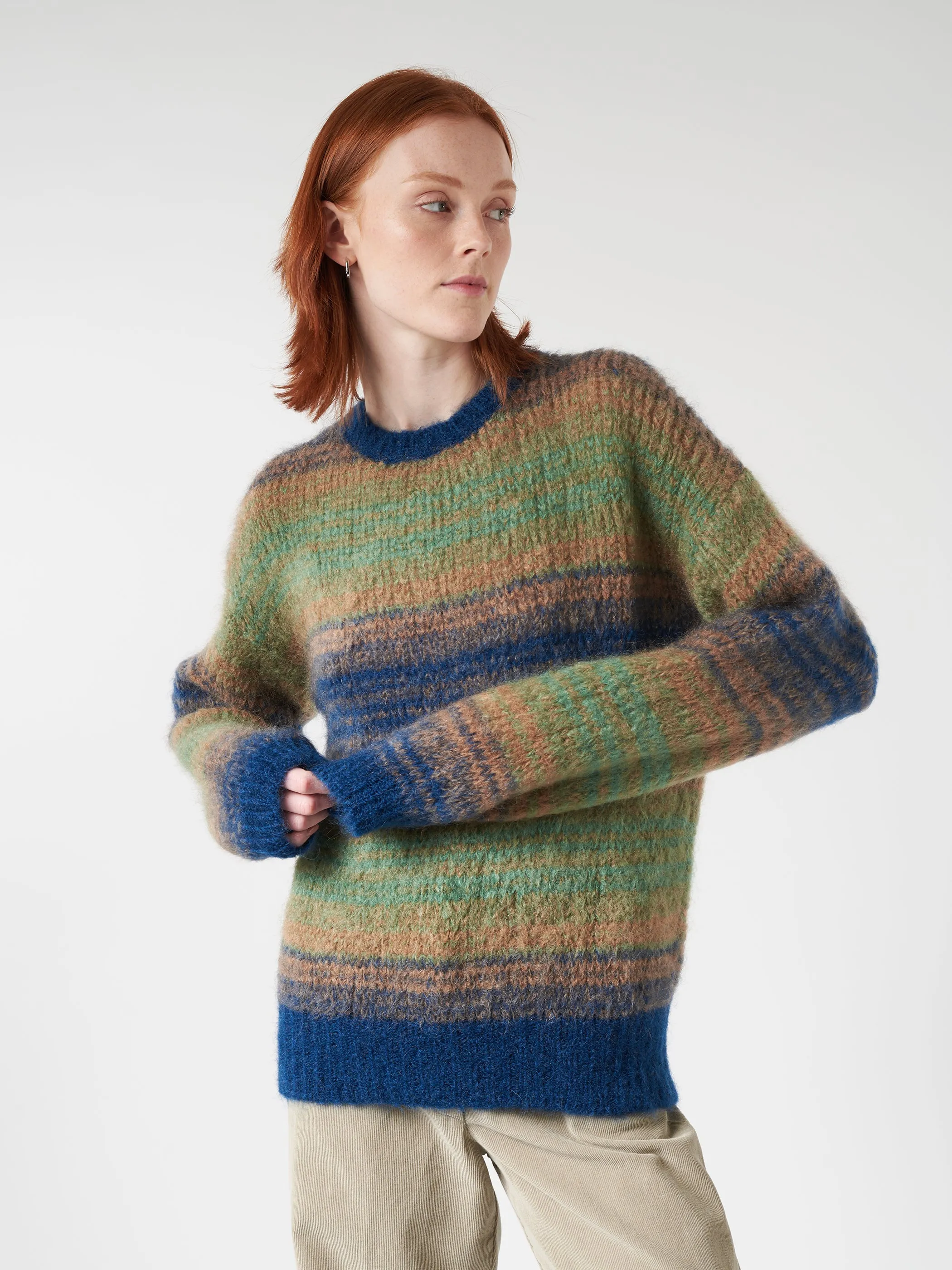 Striped Crewneck Sweater sold by gravitypope product image thumbnail 4