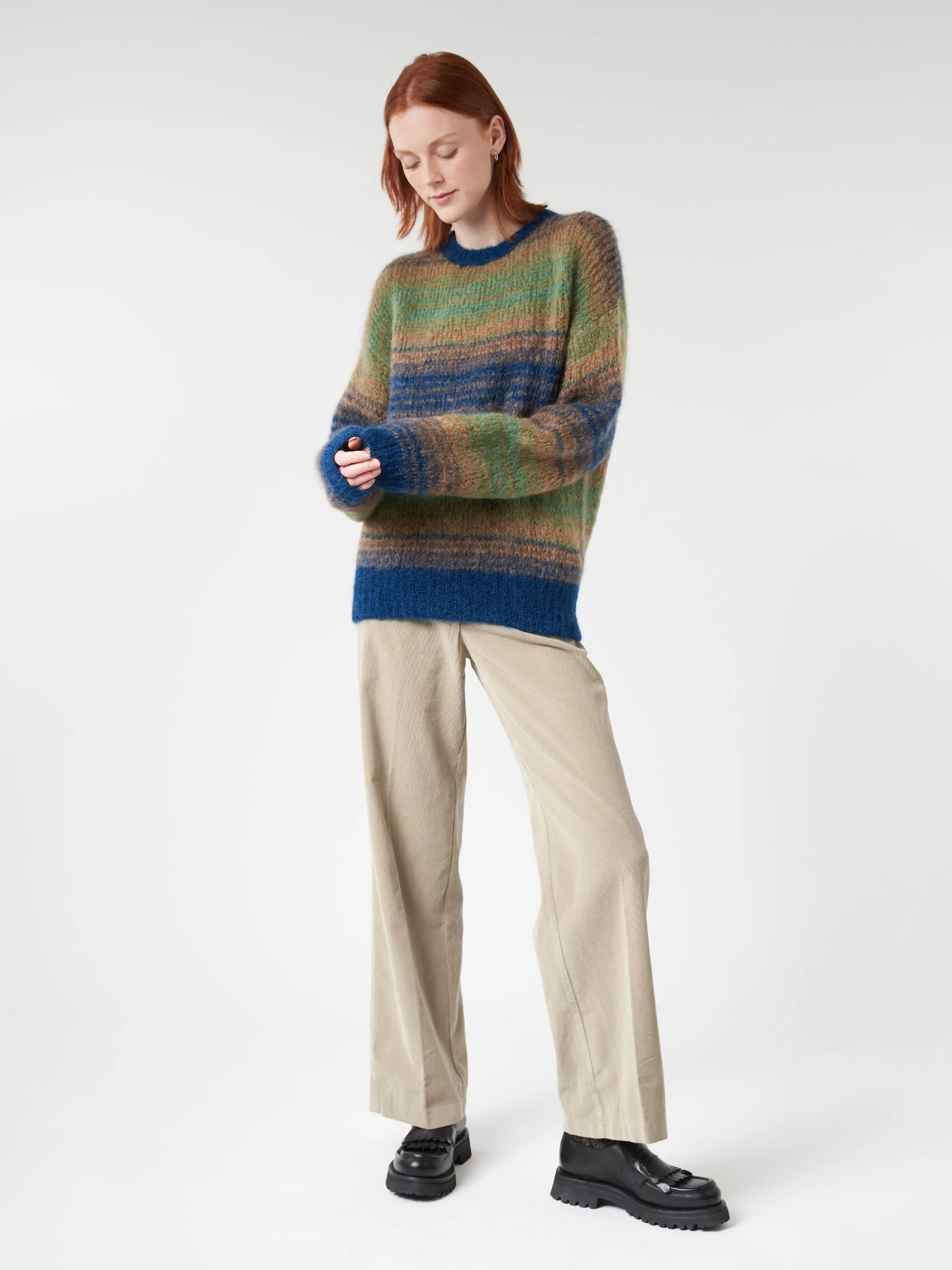 Striped Crewneck Sweater sold by gravitypope product image thumbnail 2