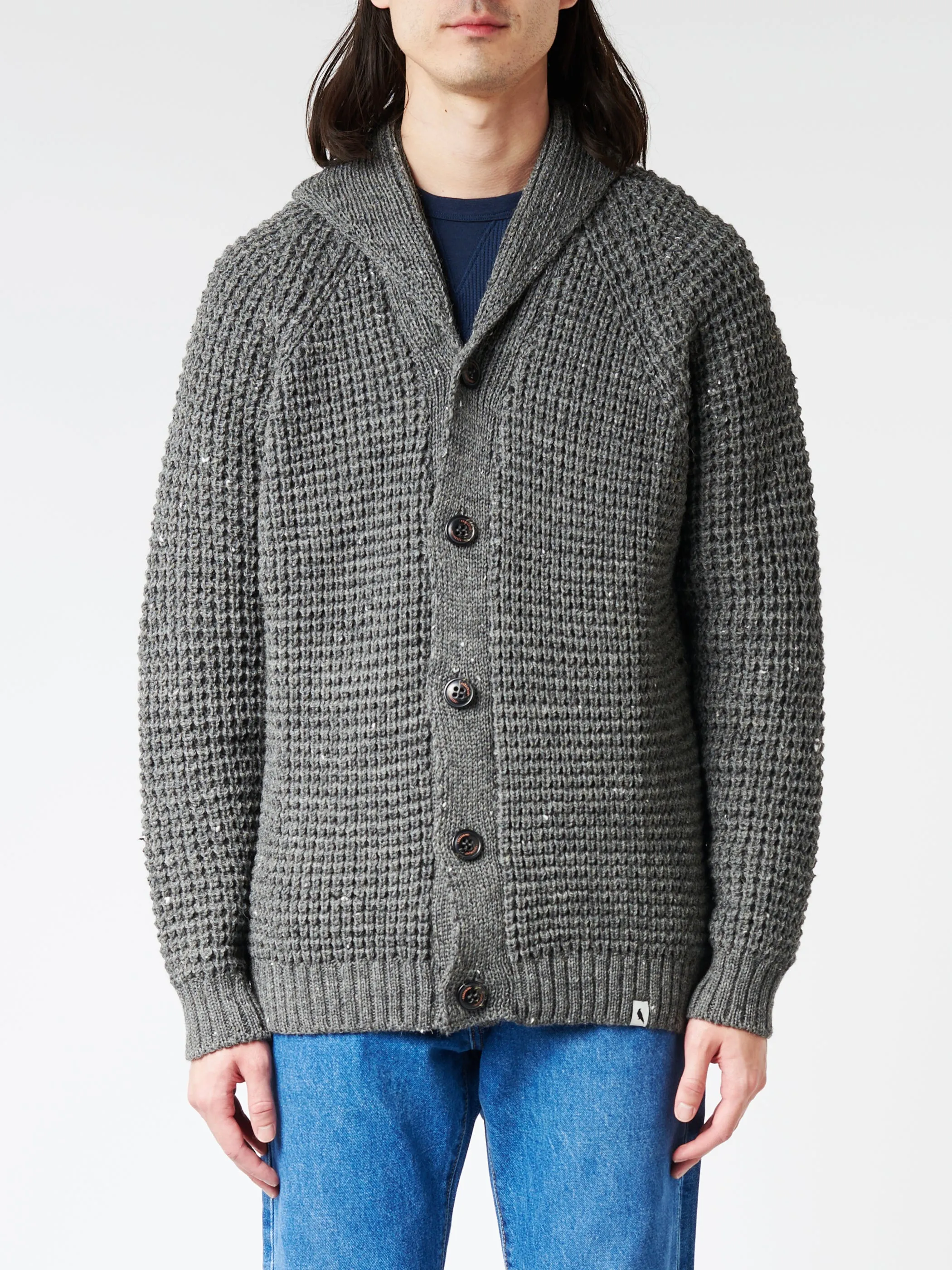 Waffle Cardigan sold by gravitypope