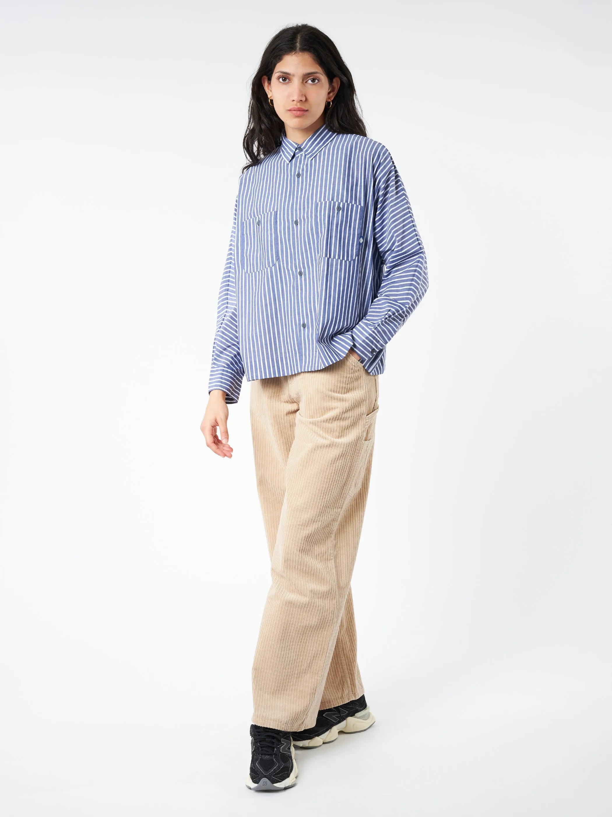 Women's L/S Work Shirt sold by gravitypope product image thumbnail 2